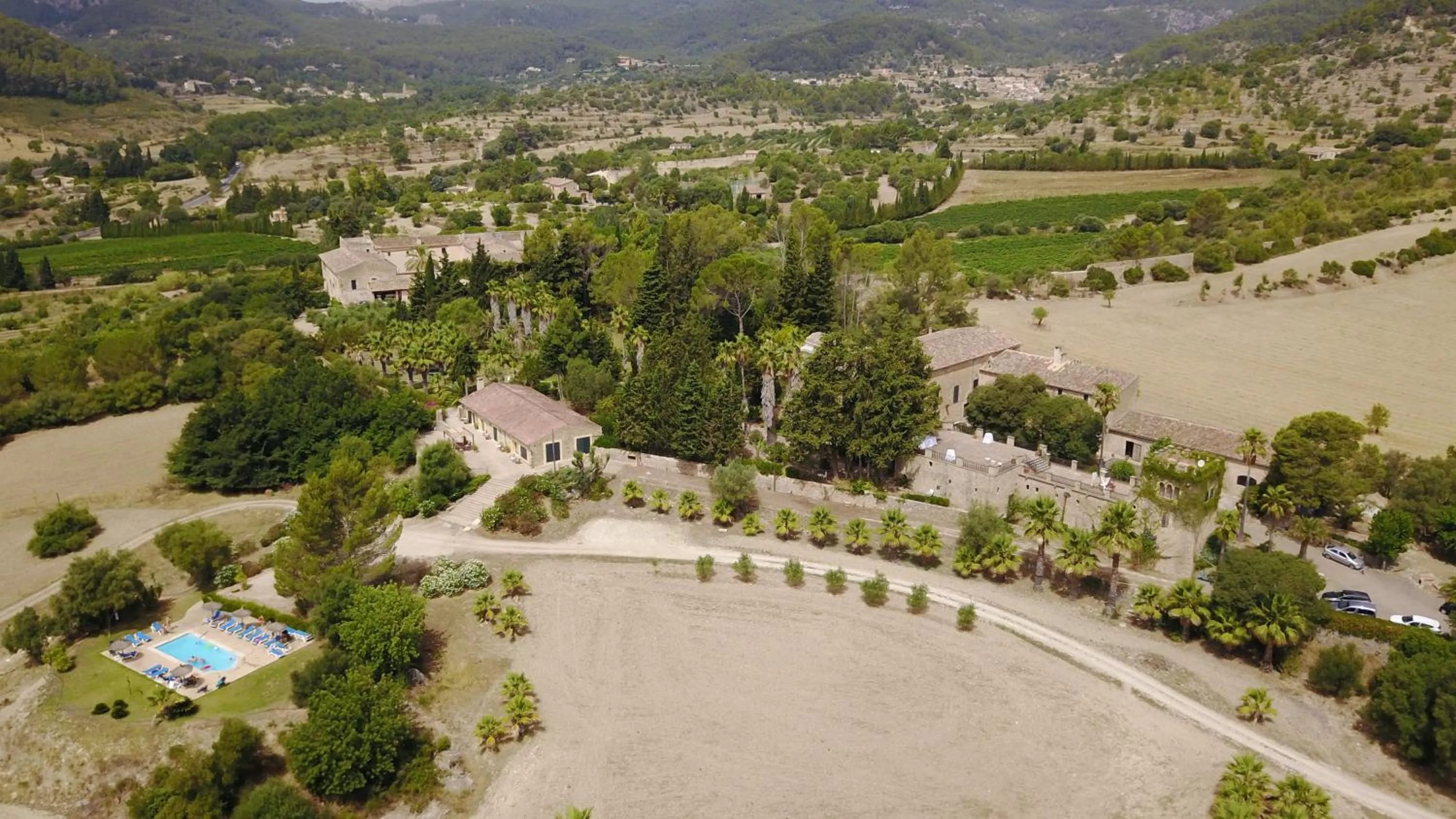Bird's eye view in Finca Son Pont