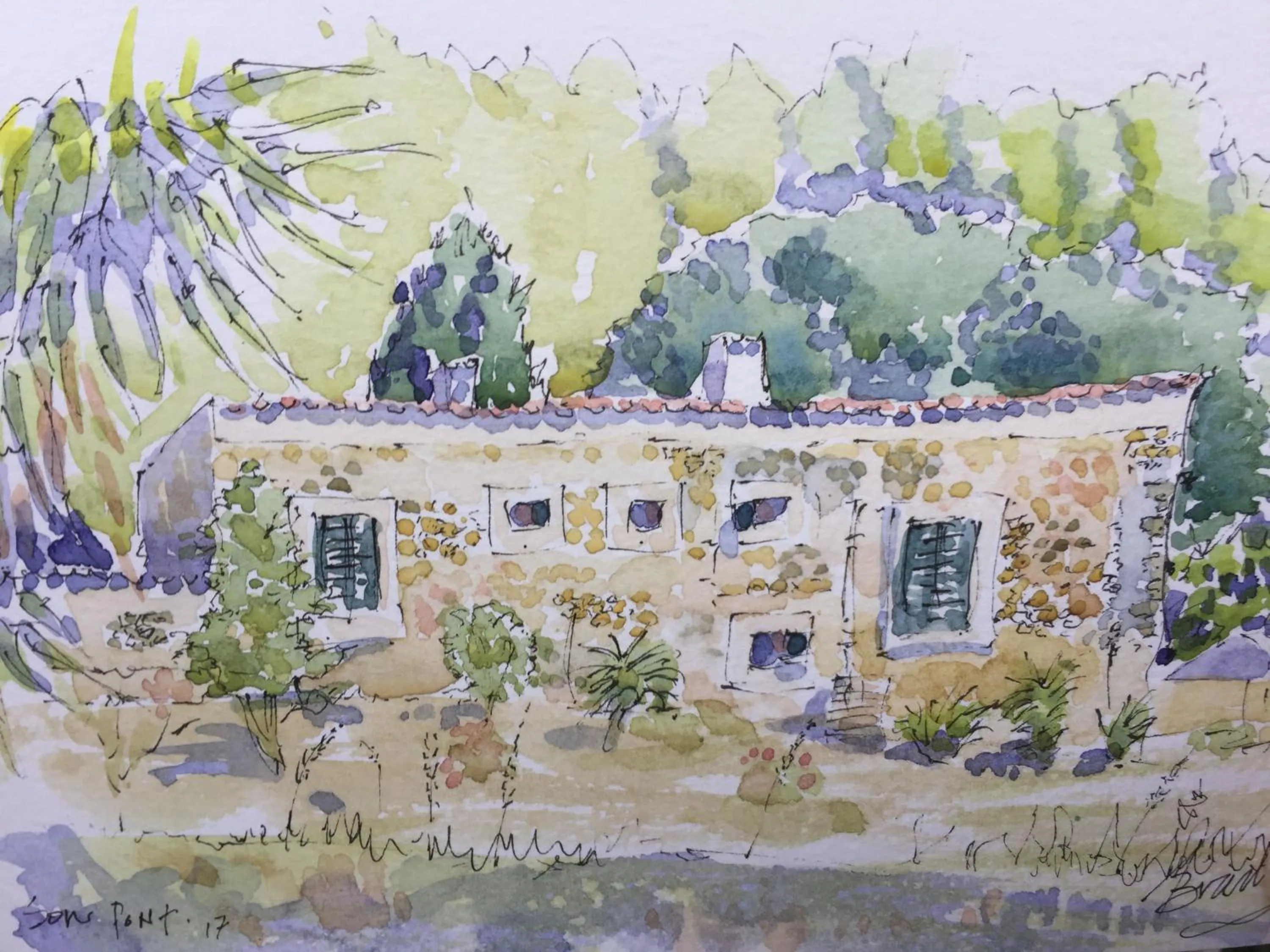 Facade/entrance in Finca Son Pont