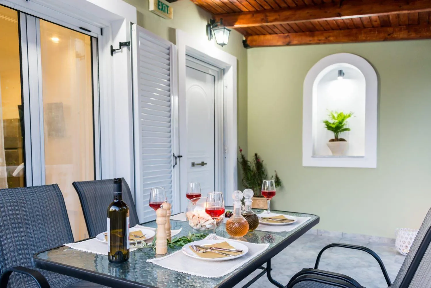 Balcony/Terrace in Villas Margaris