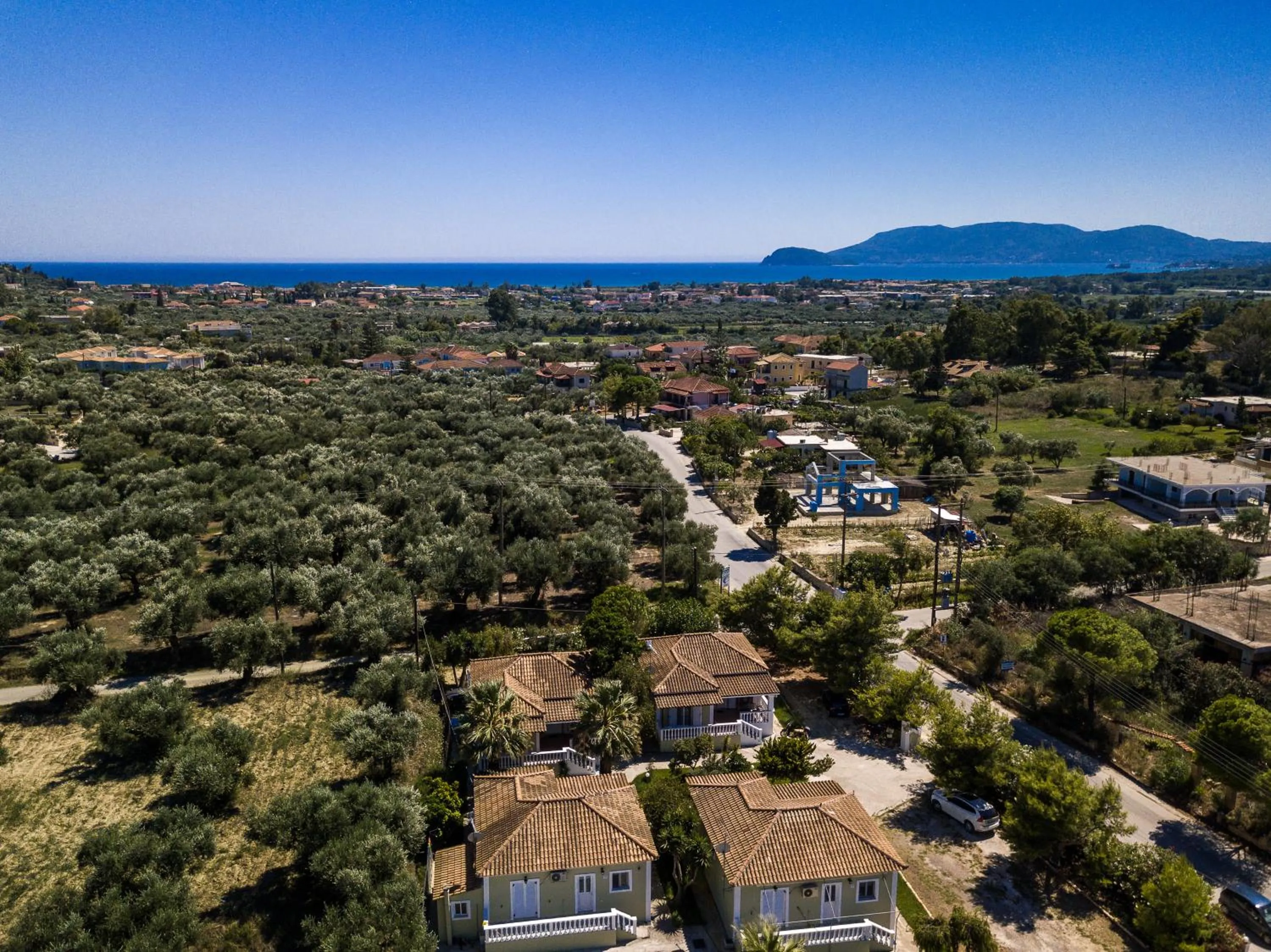 Bird's eye view in Villas Margaris