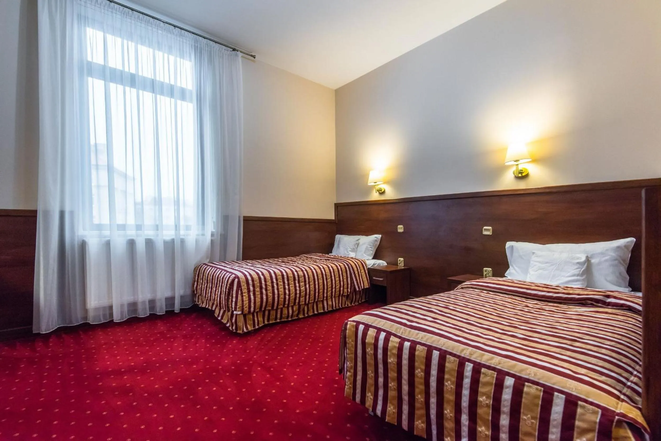 Bed in Hotel Poniatowski