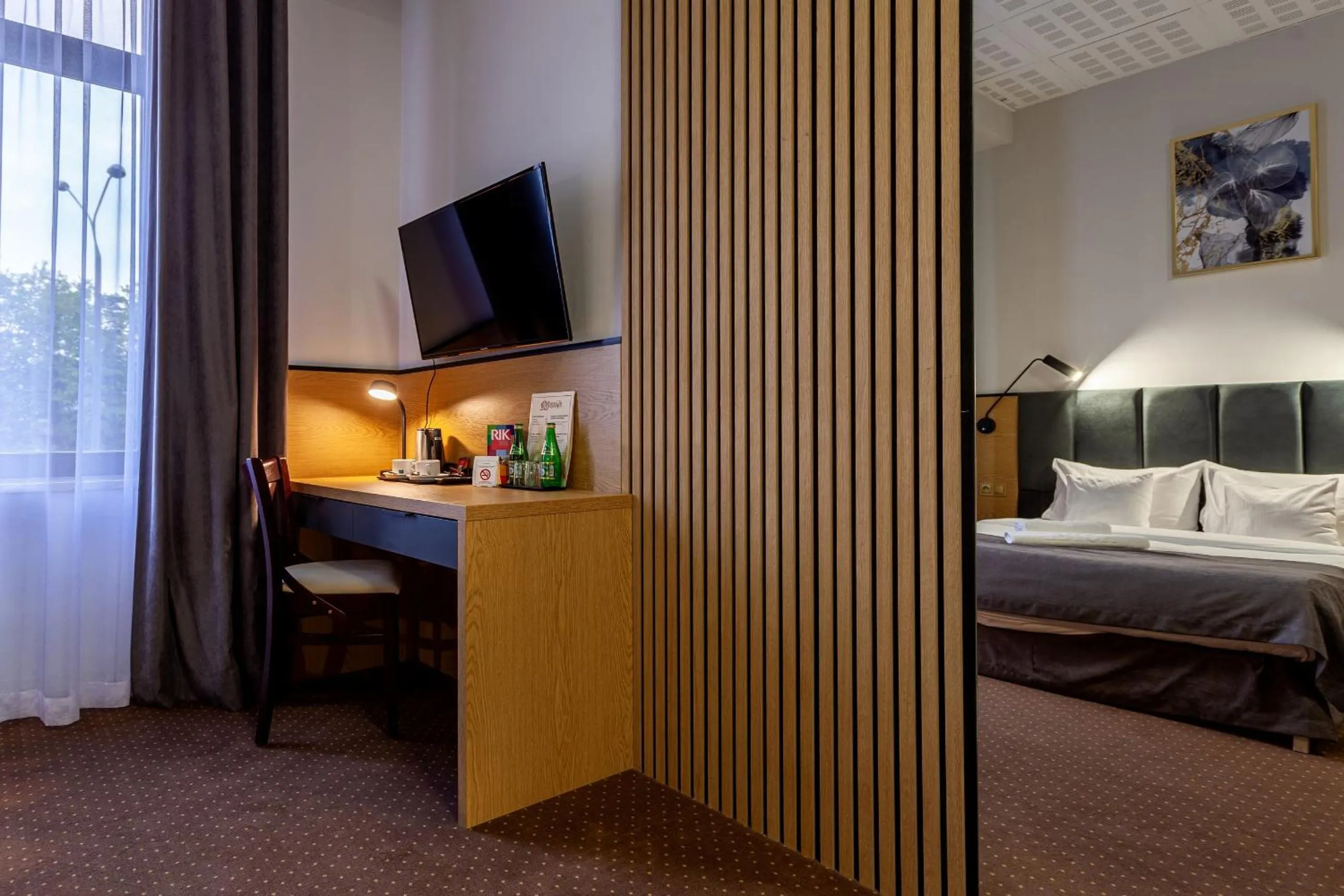 Bed in Hotel Poniatowski