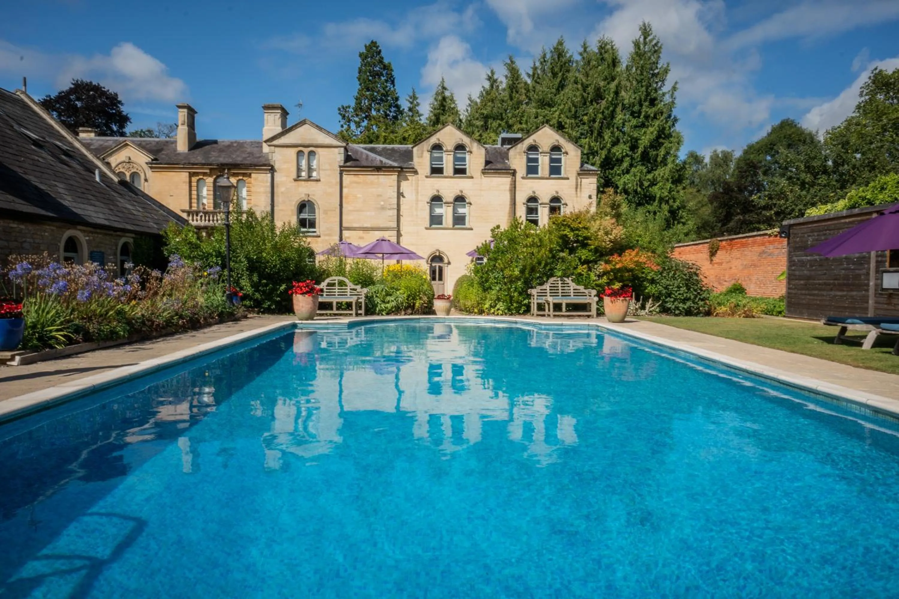 Swimming pool in Beechfield House