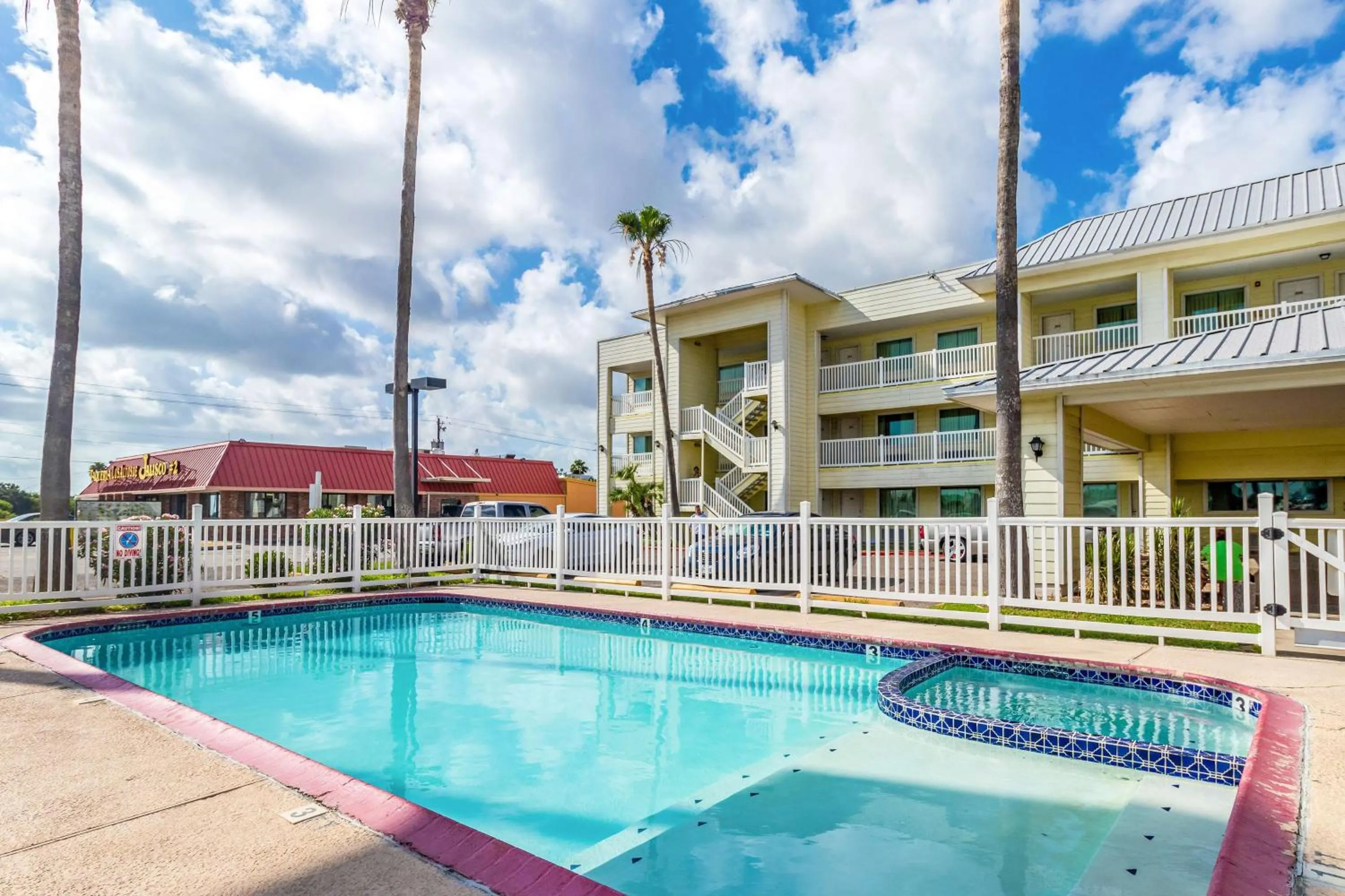 Pool view in Studio 6-Corpus Christi, TX - North