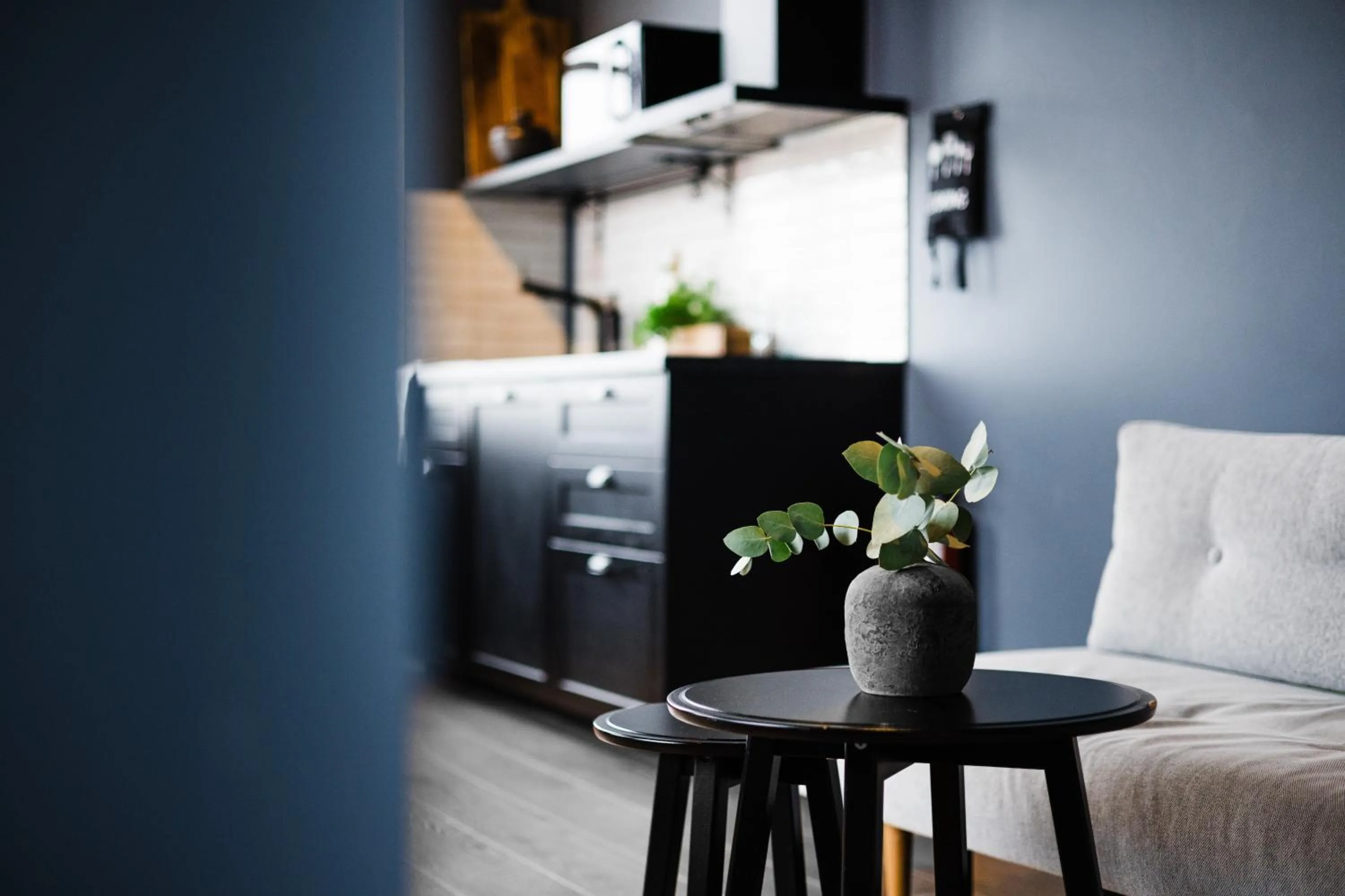 Kitchen or kitchenette in Rey Apartments