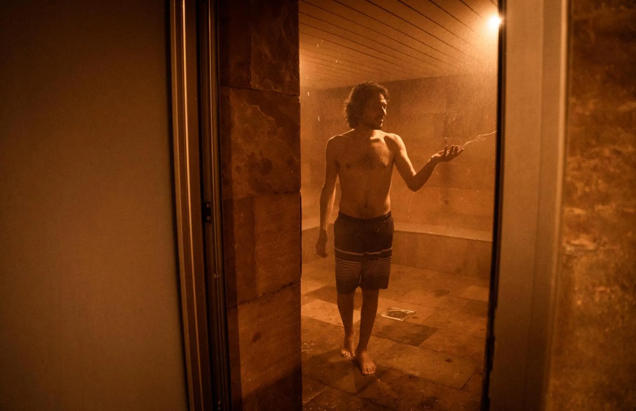 Sauna in Salugral Termal Resort