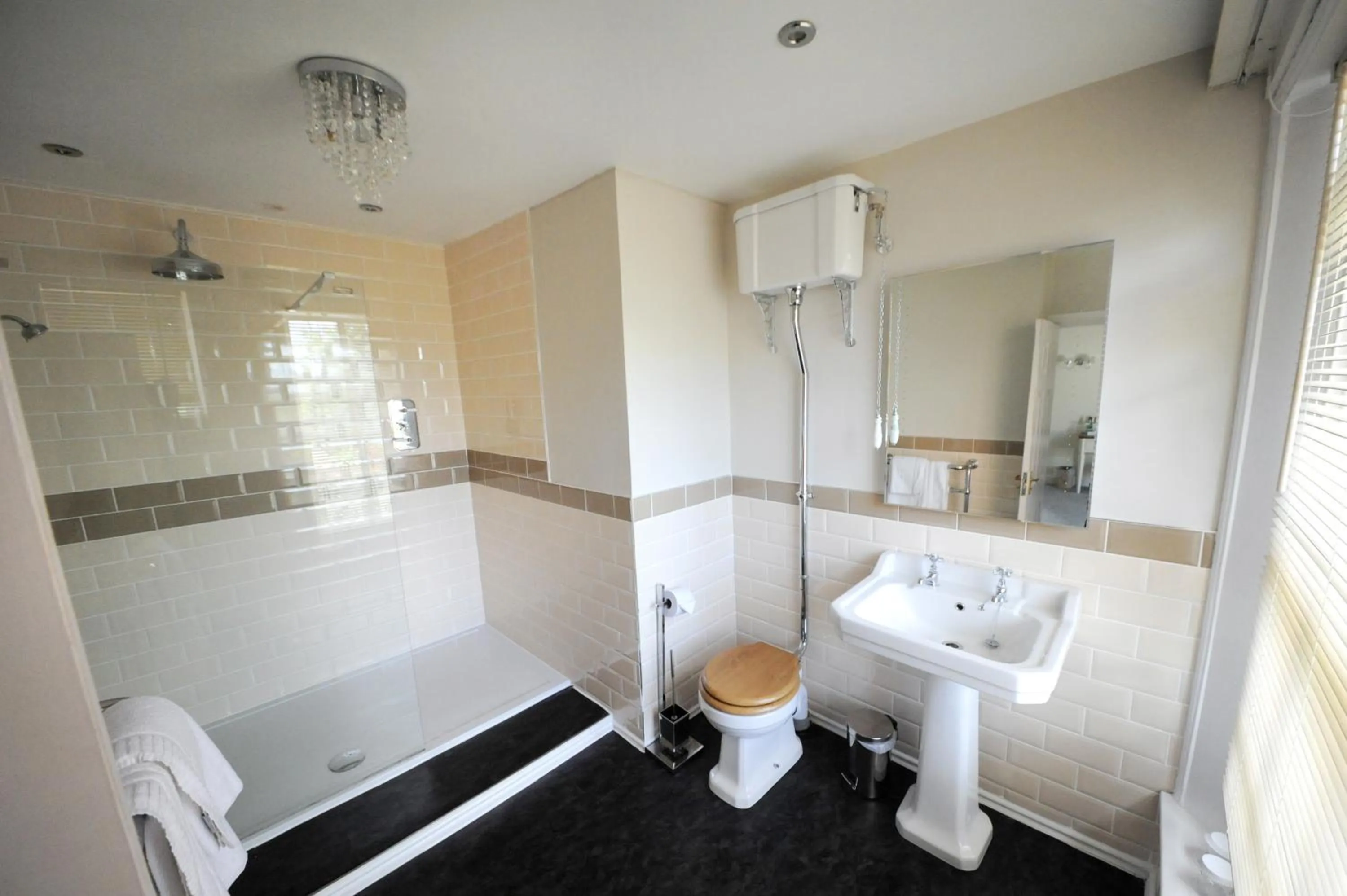 Shower in Rossett Hall Hotel