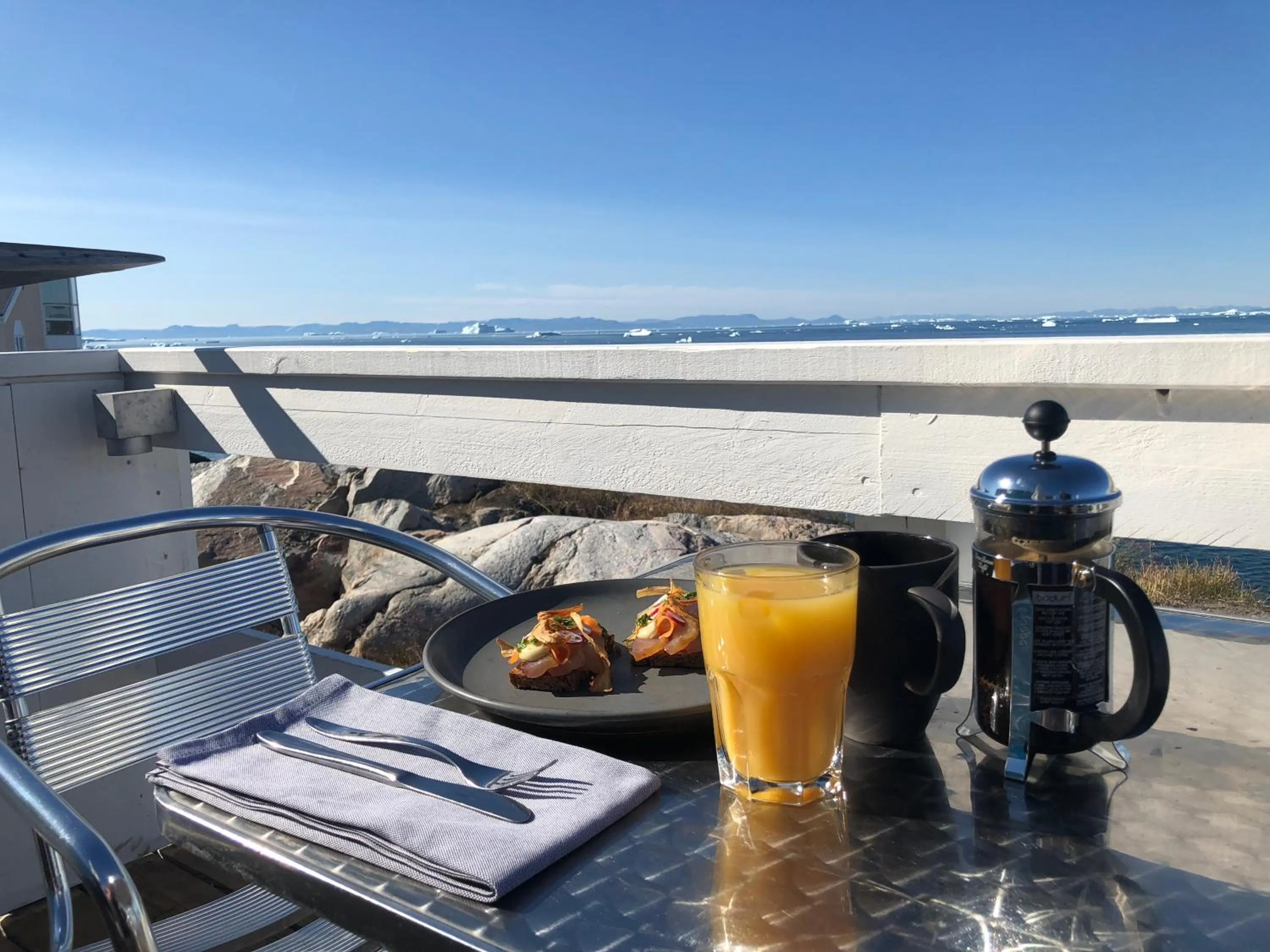 Balcony/Terrace in Hotel Icefiord