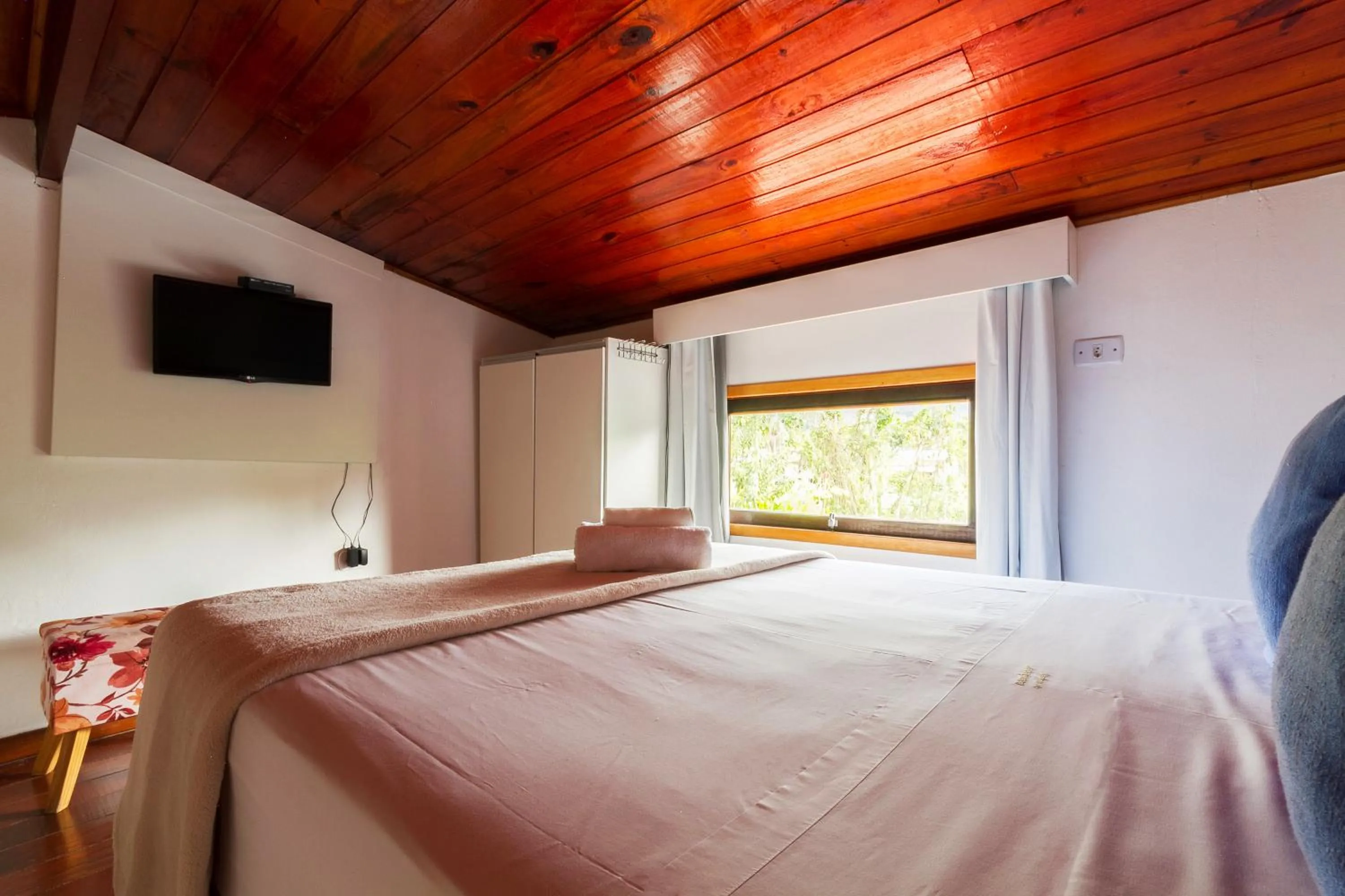 Bed in Pousada Recanto do Jabaquara