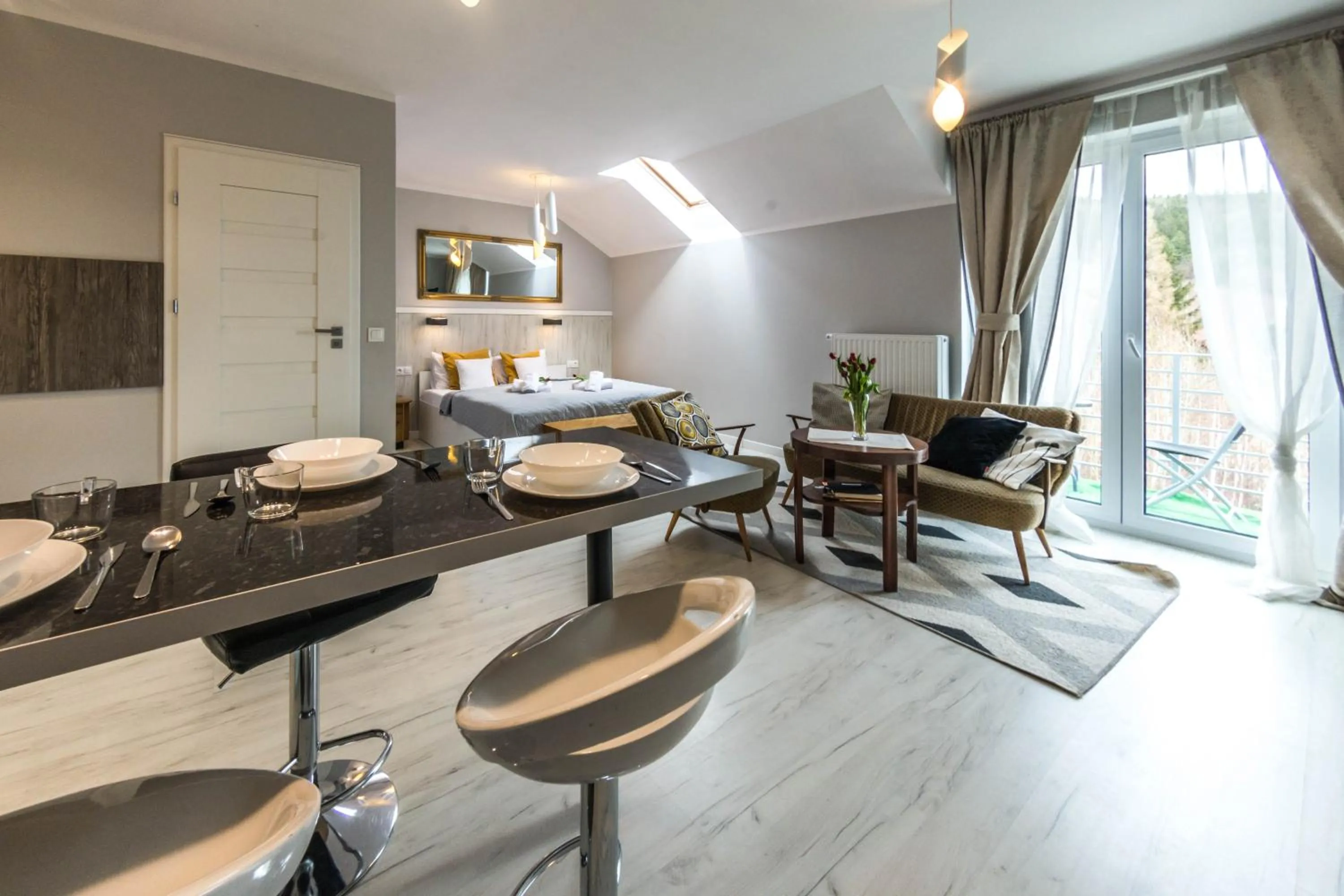 Kitchen or kitchenette in Apartamenty Izerskie - ul. Cicha 13H-I