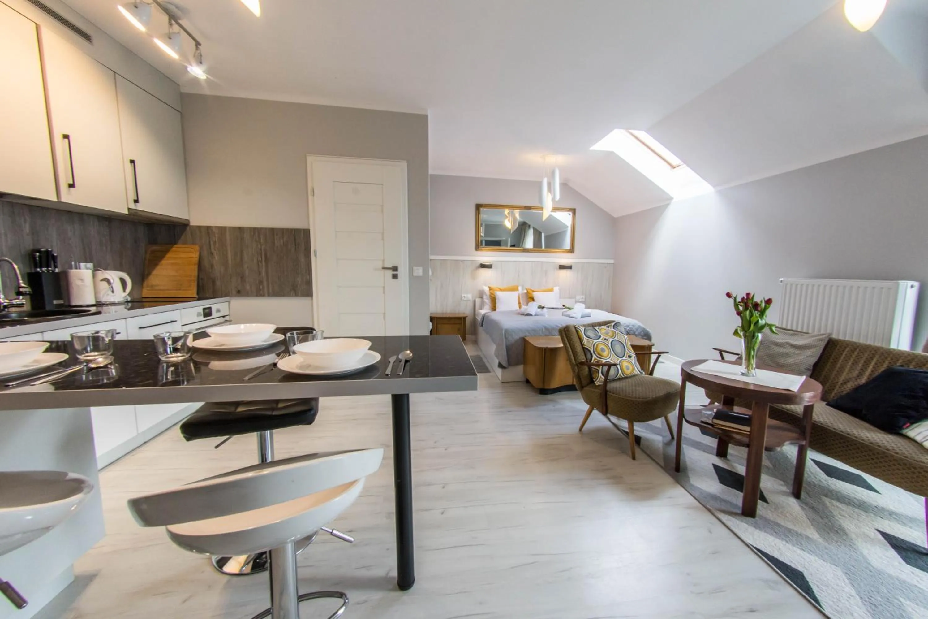 Kitchen or kitchenette in Apartamenty Izerskie - ul. Cicha 13H-I