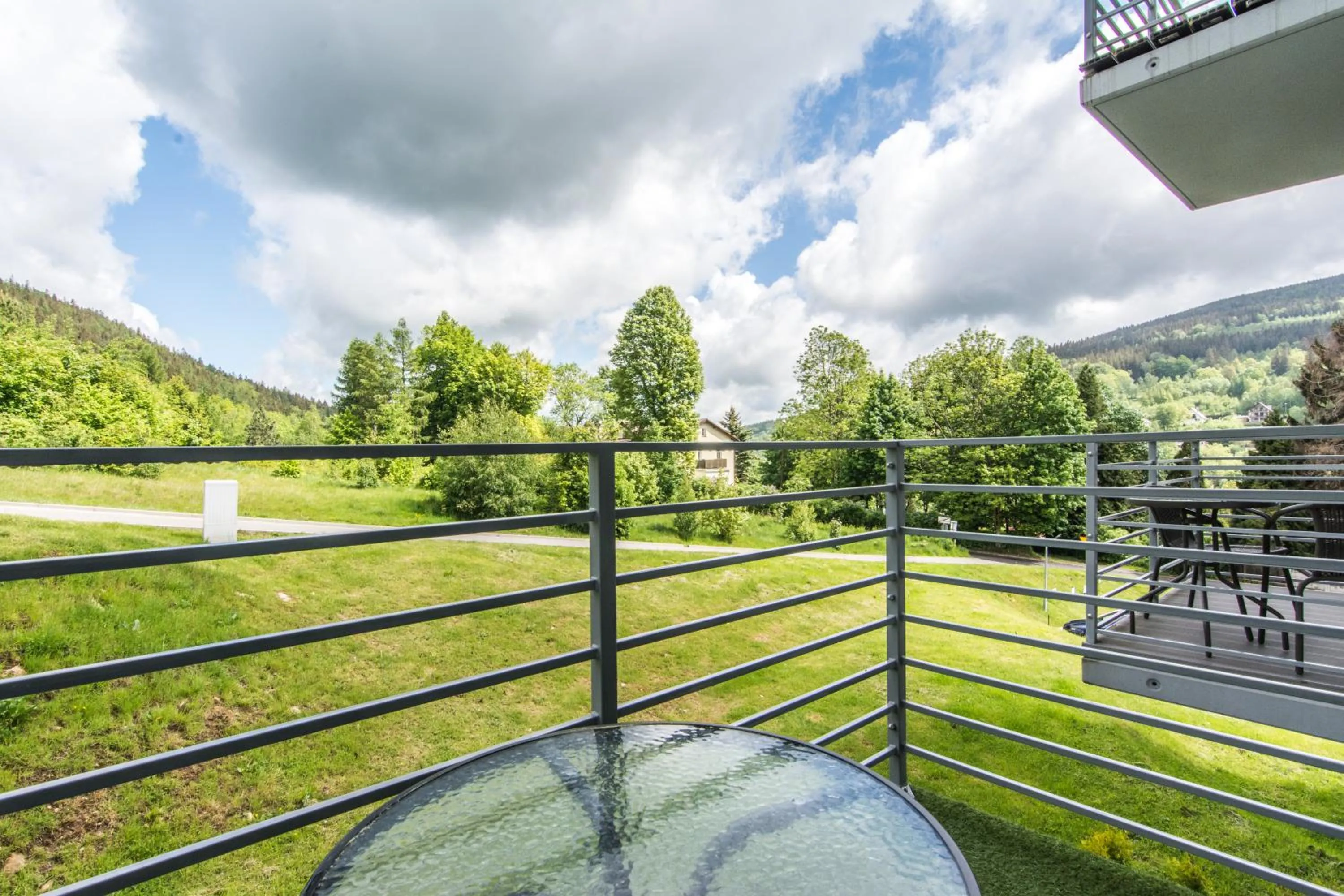 Balcony/Terrace in Apartamenty Izerskie - ul. Cicha 13H-I