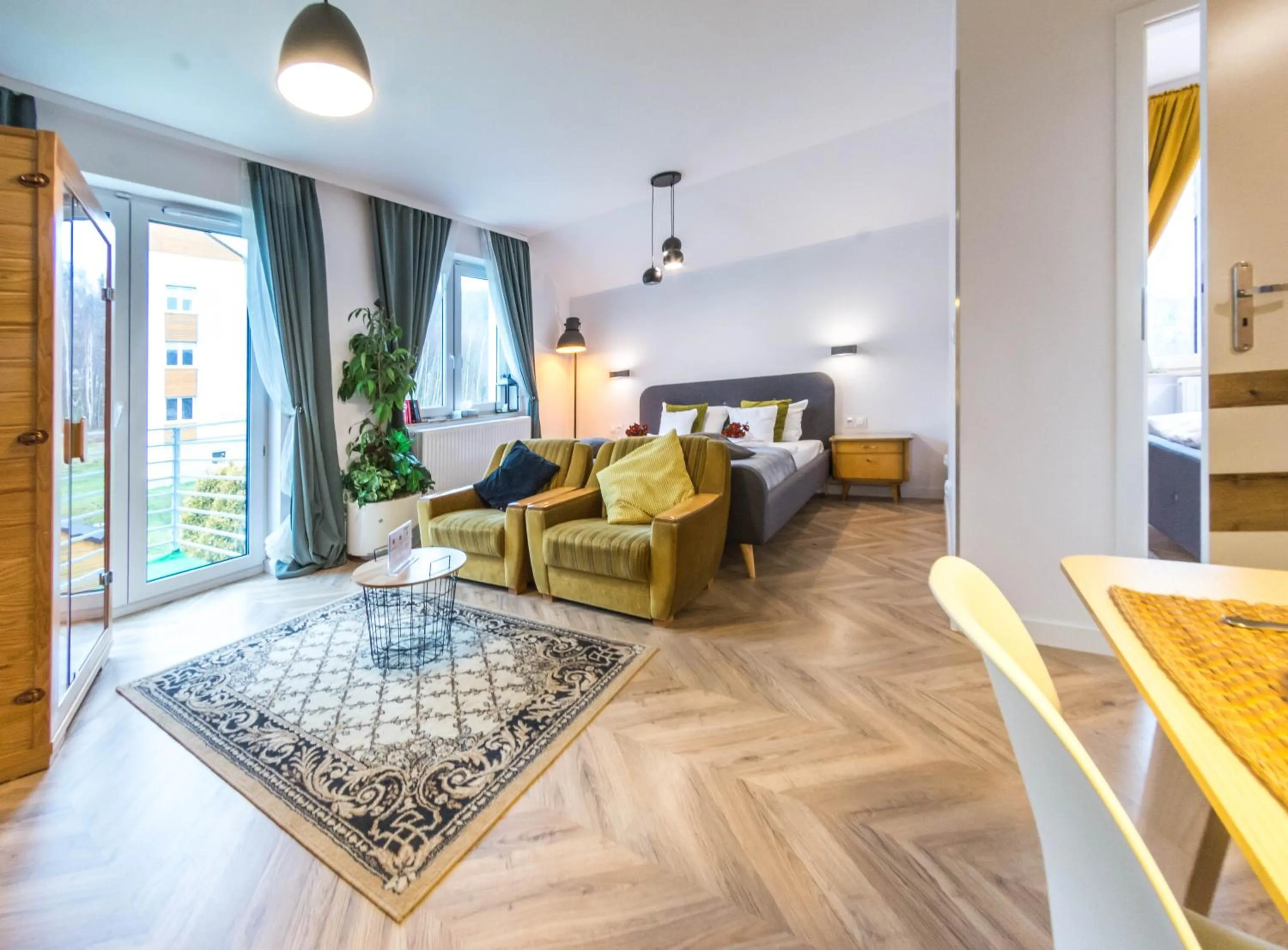 Sauna, Bed in Apartamenty Izerskie - ul. Cicha 13H-I