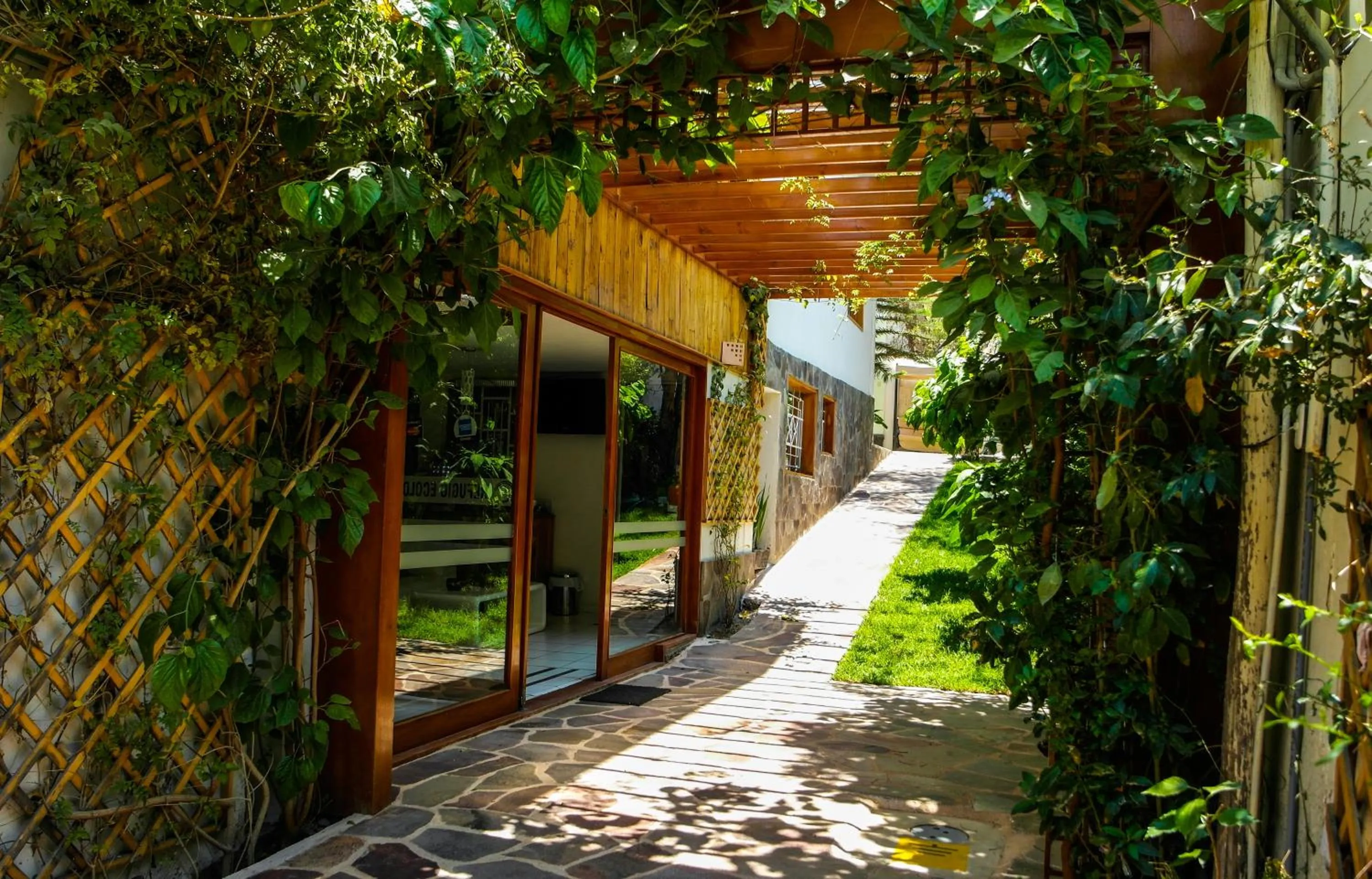 Decorative detail in Refugio Ecológico Arequipa