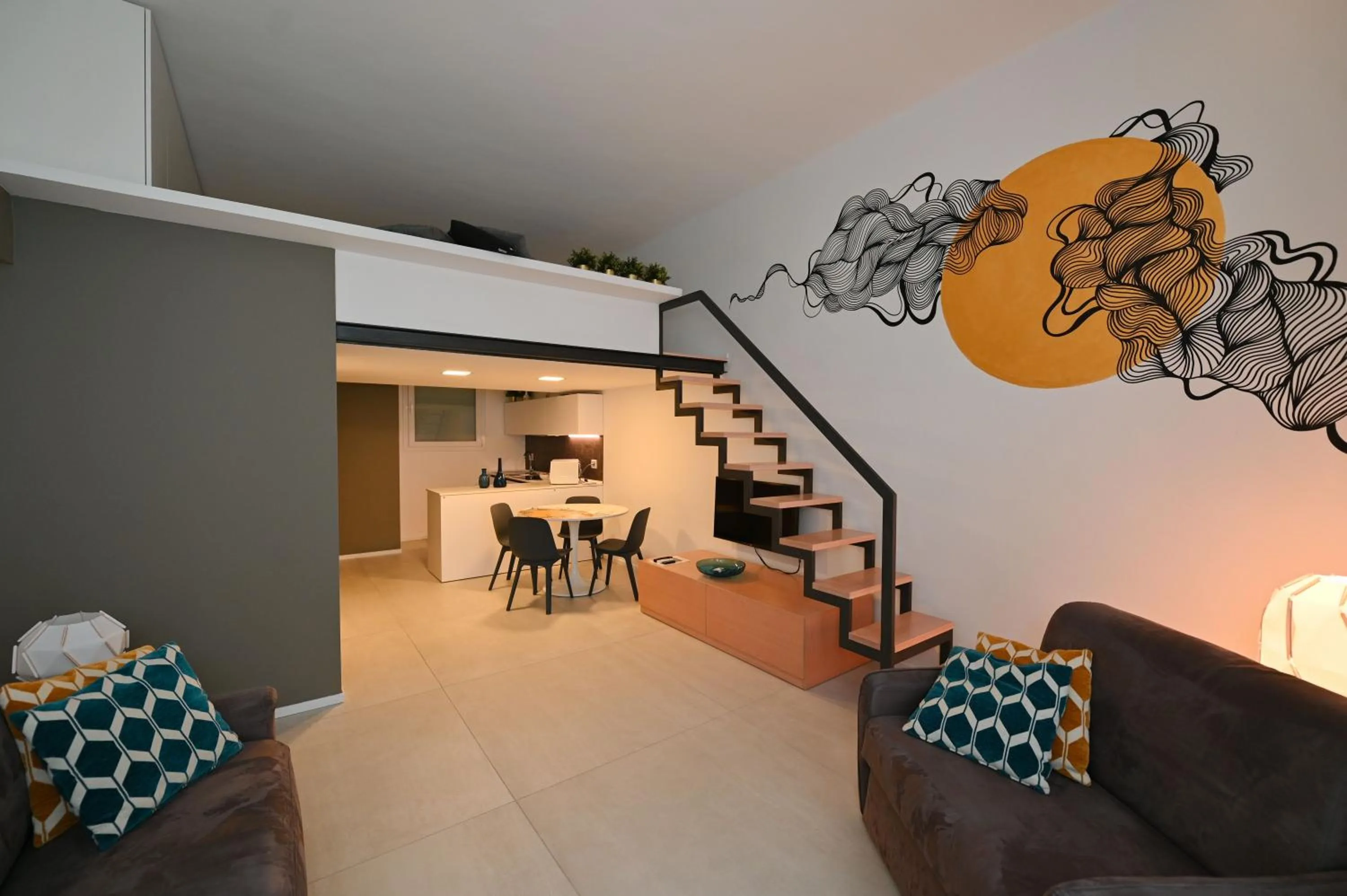 Living room in Casa Di Mamma