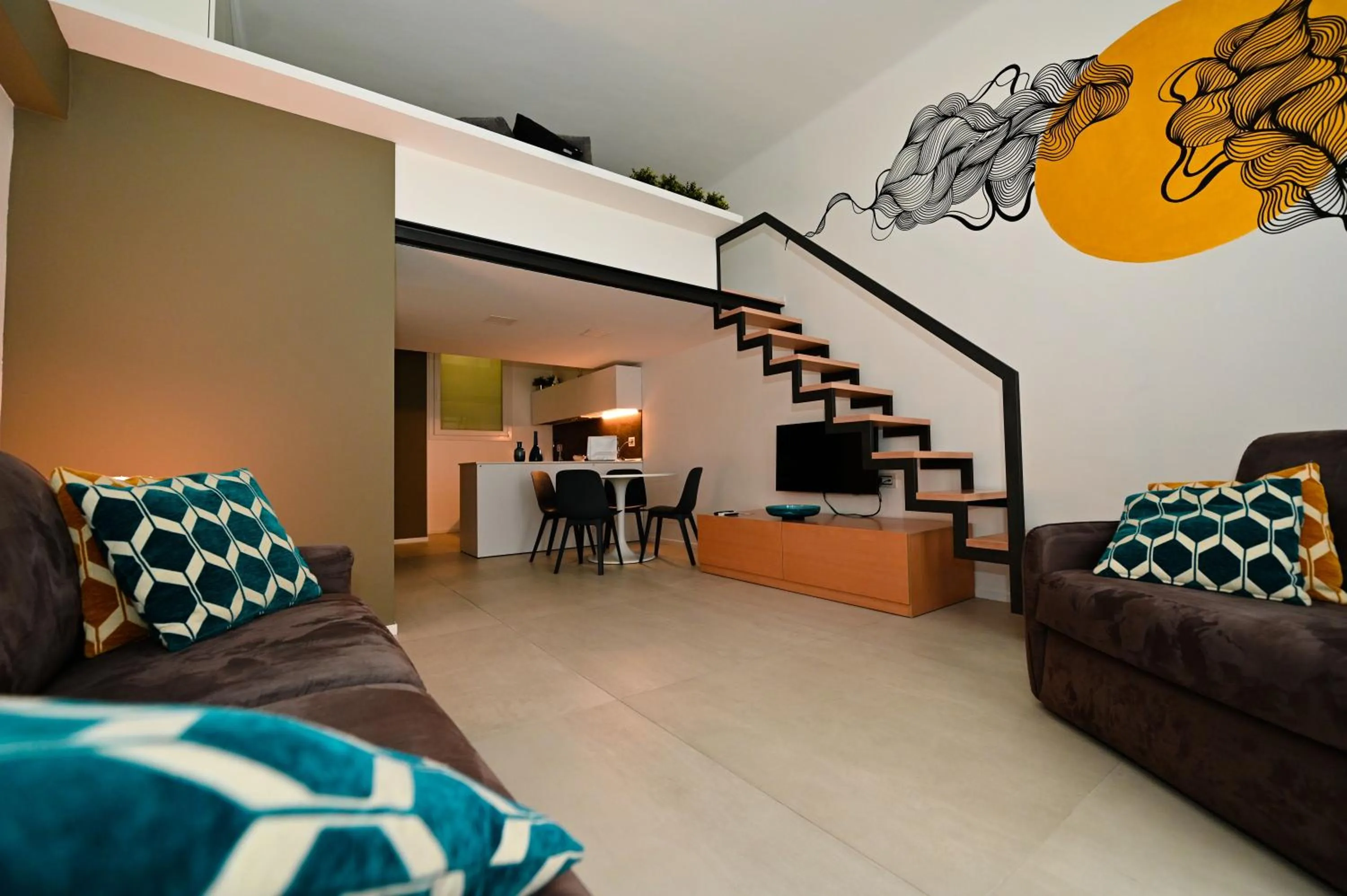 Seating area in Casa Di Mamma