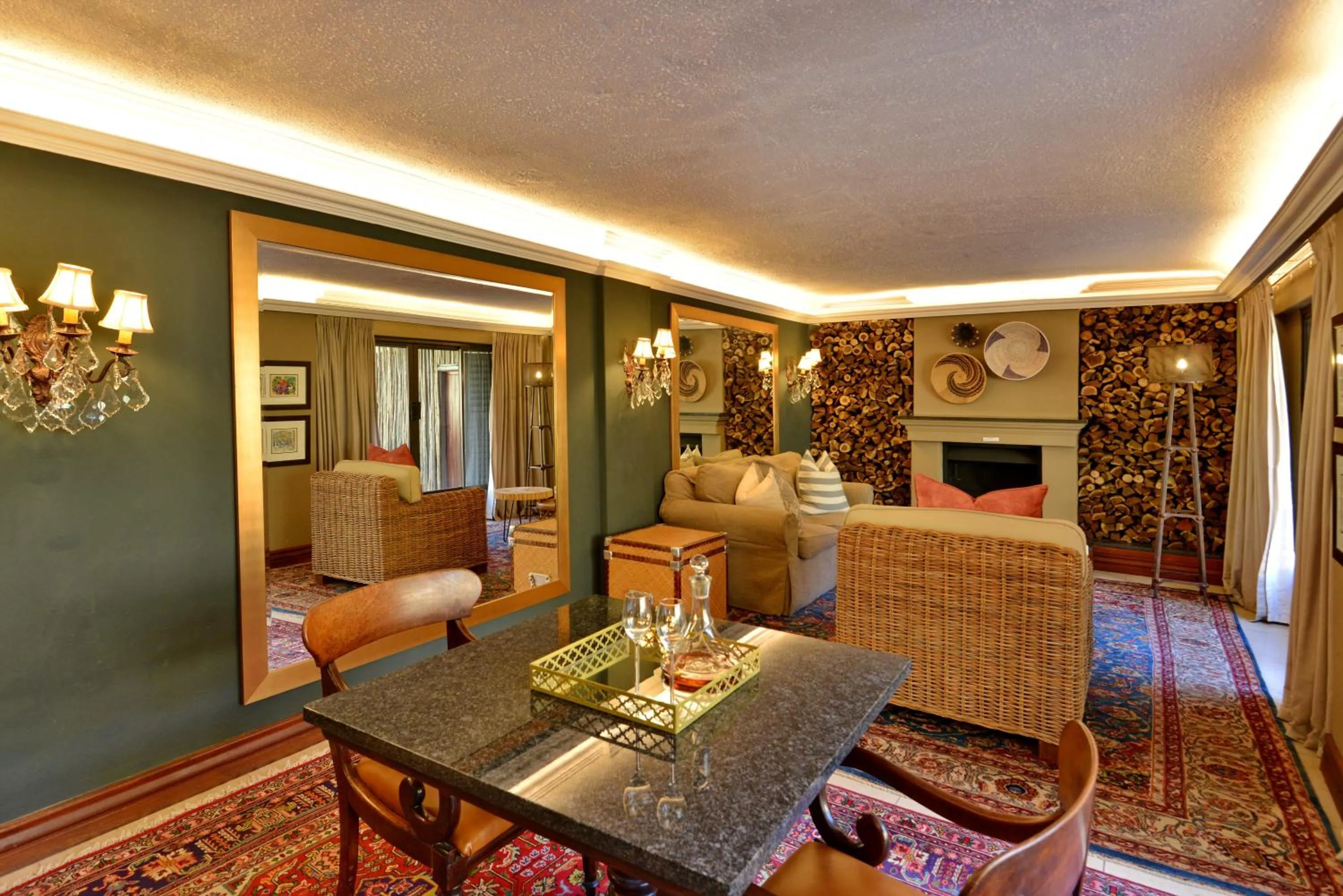 Seating area in The Residence