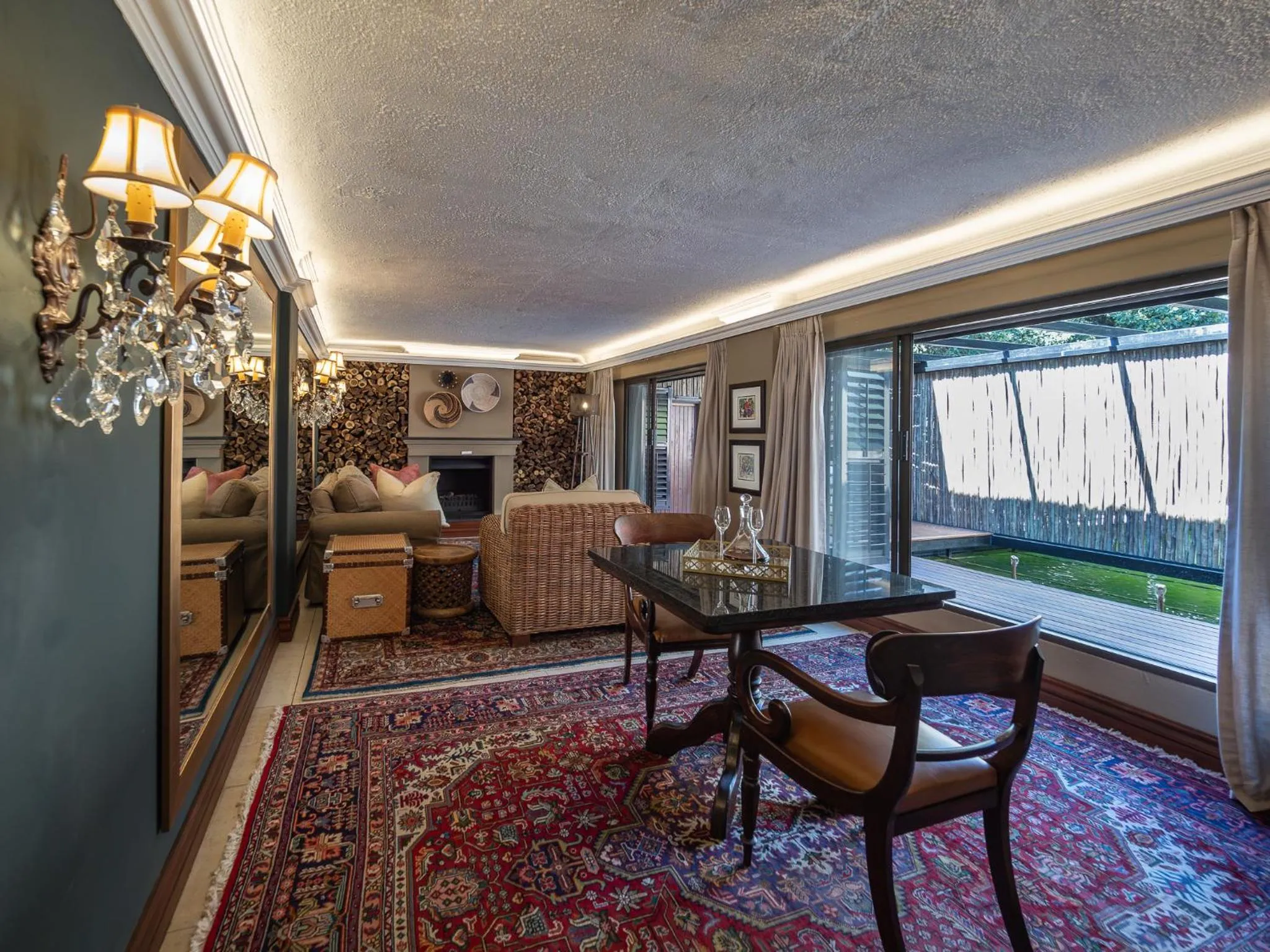 Seating area in The Residence