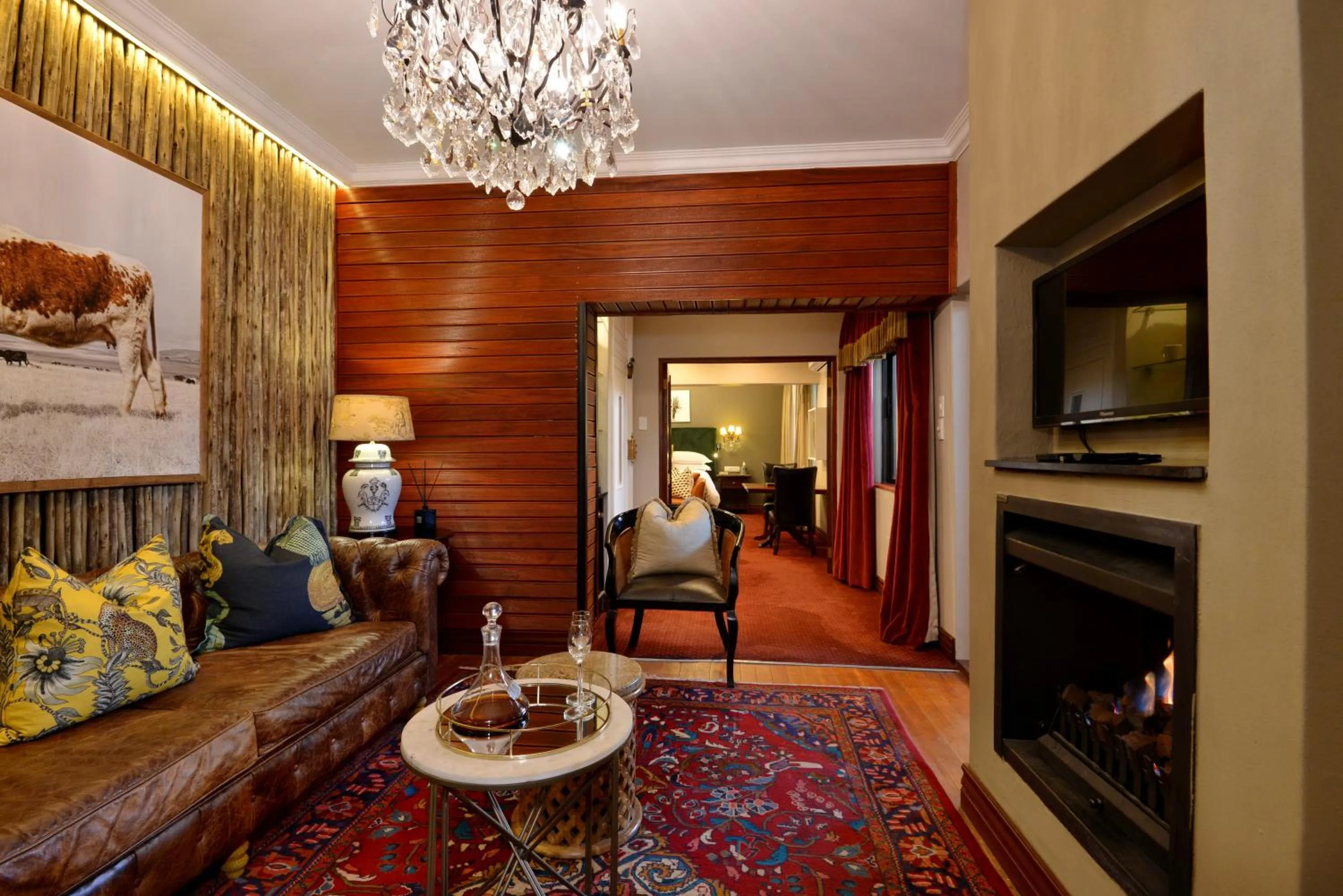 Seating area in The Residence