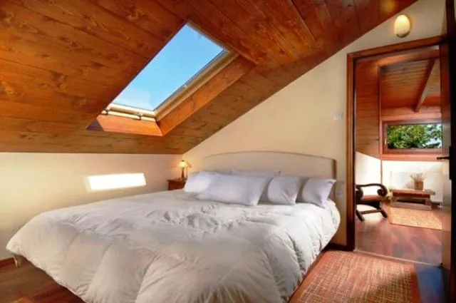 Bed in Mysaion Hotel