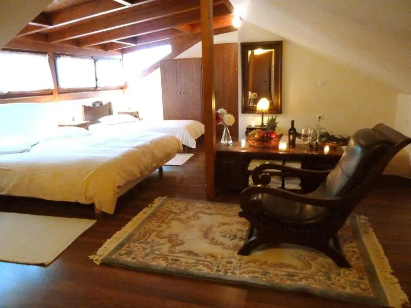 Bed in Mysaion Hotel