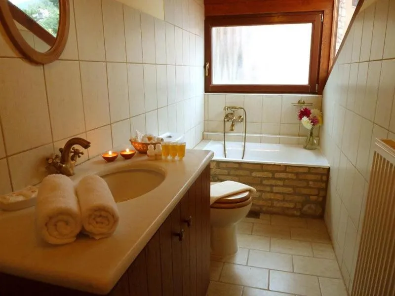 Bathroom in Mysaion Hotel