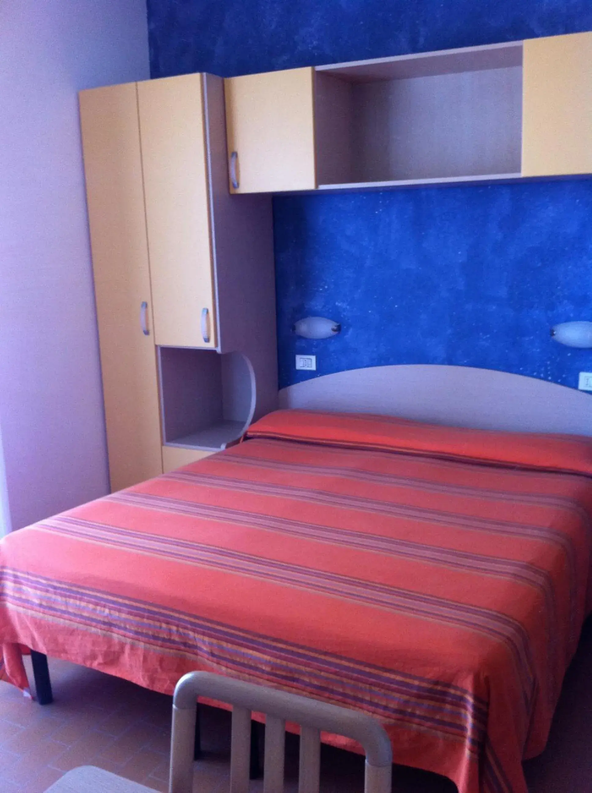 Bed in Hotel Viking