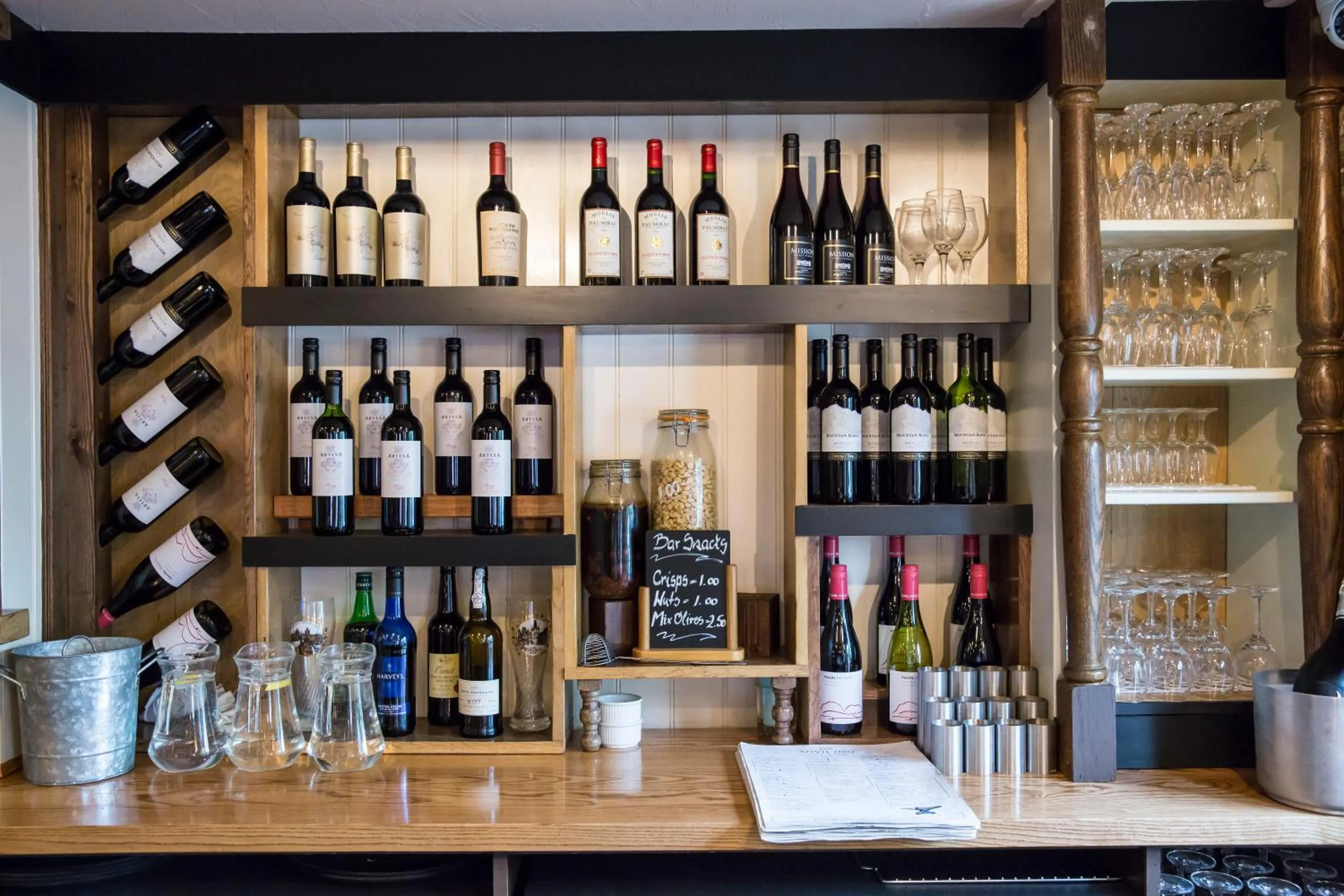 Alcoholic drinks in The Anvil Inn