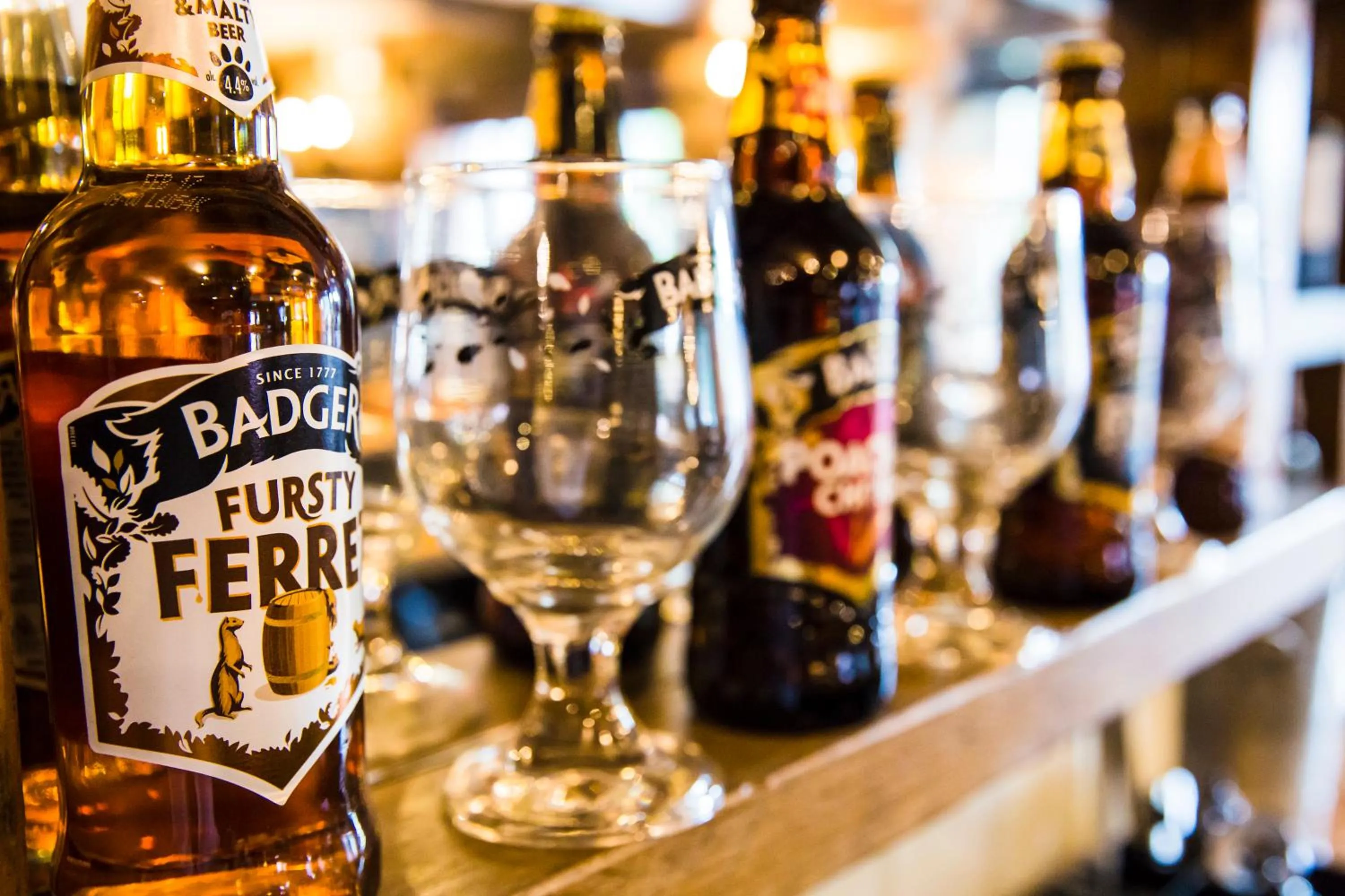 Alcoholic drinks in The Anvil Inn