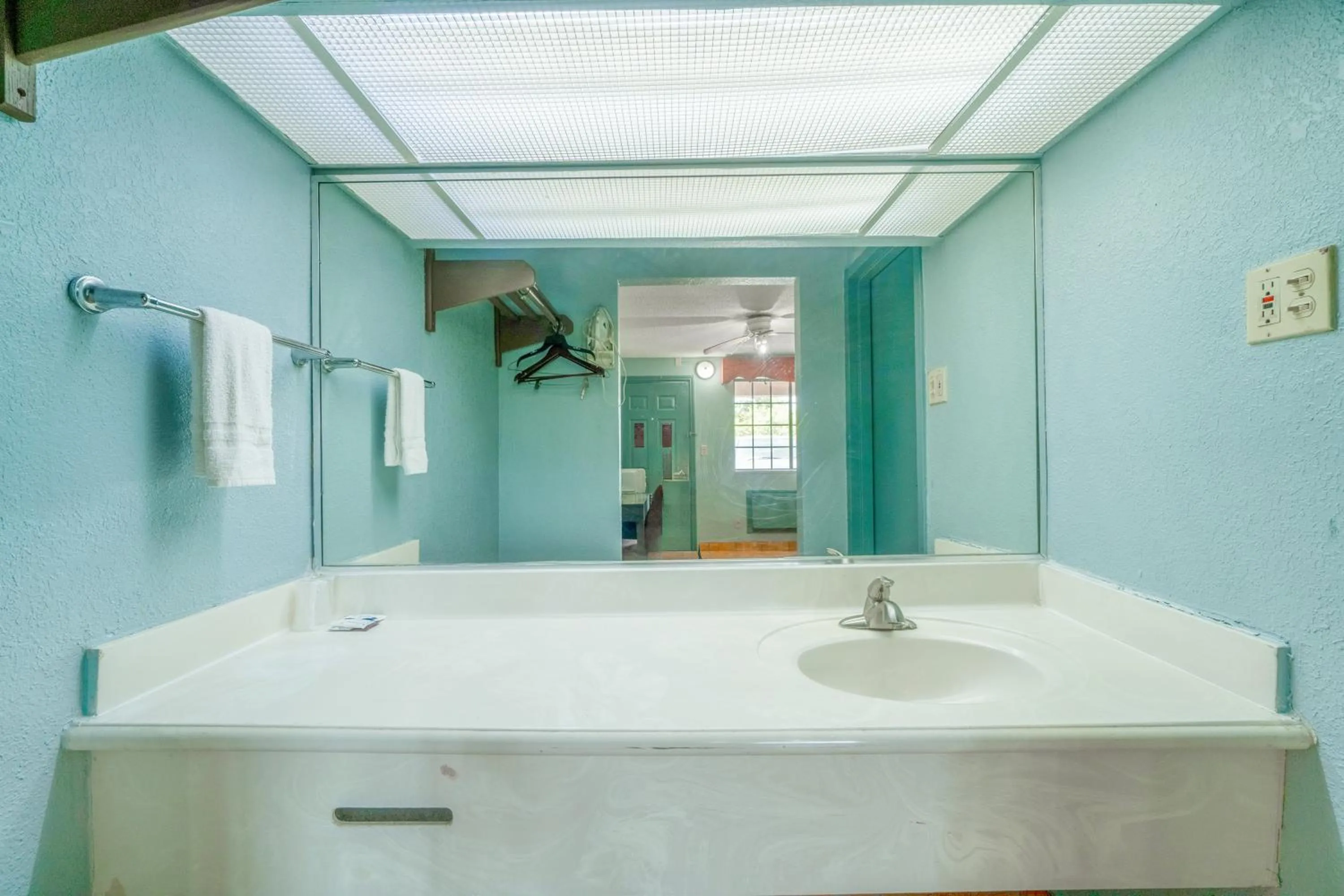 Bathroom in Lone Star Inn & Suites by OYO Harlingen TX