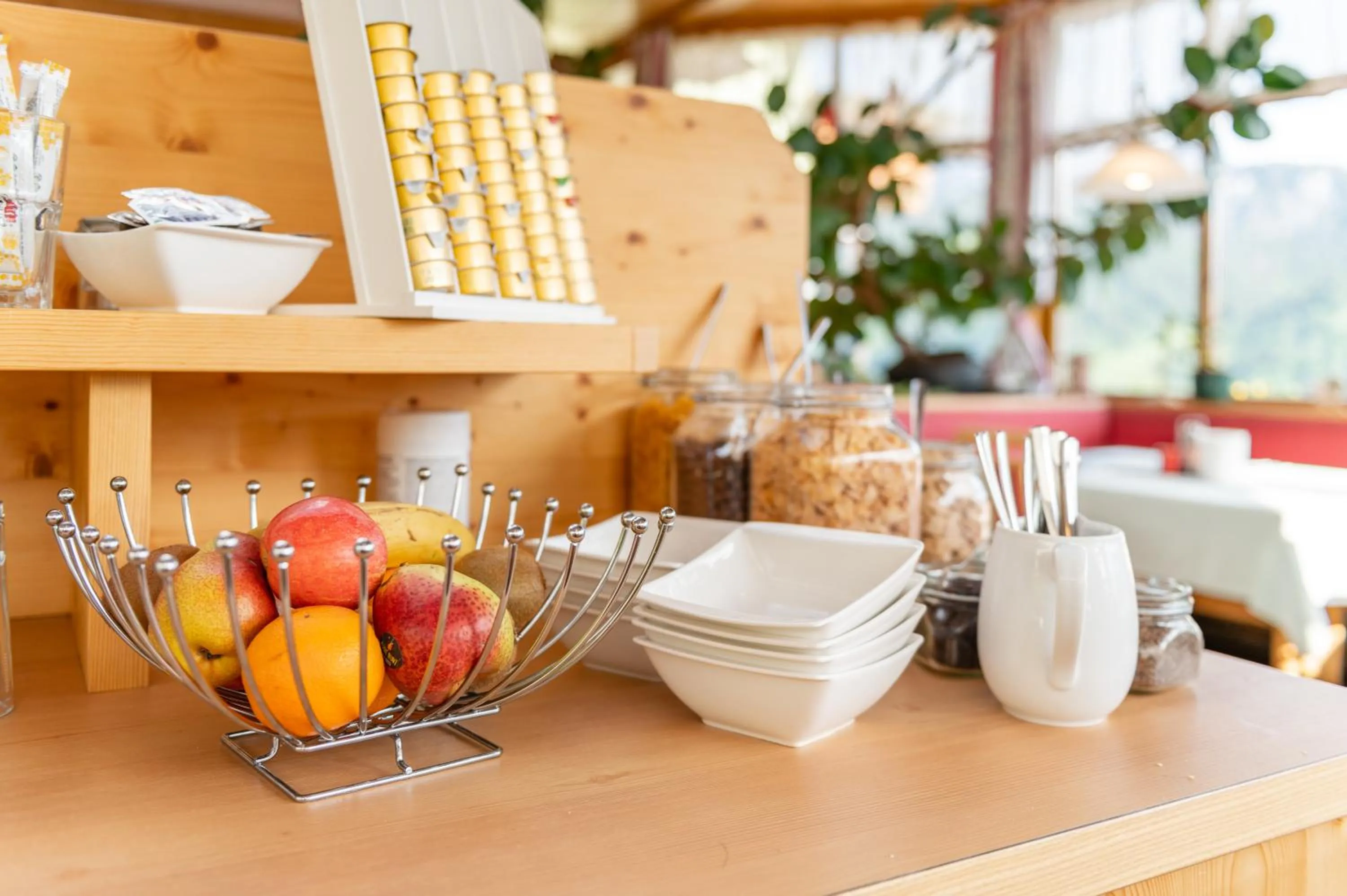 Food and drinks in Panoramahotel Stocker