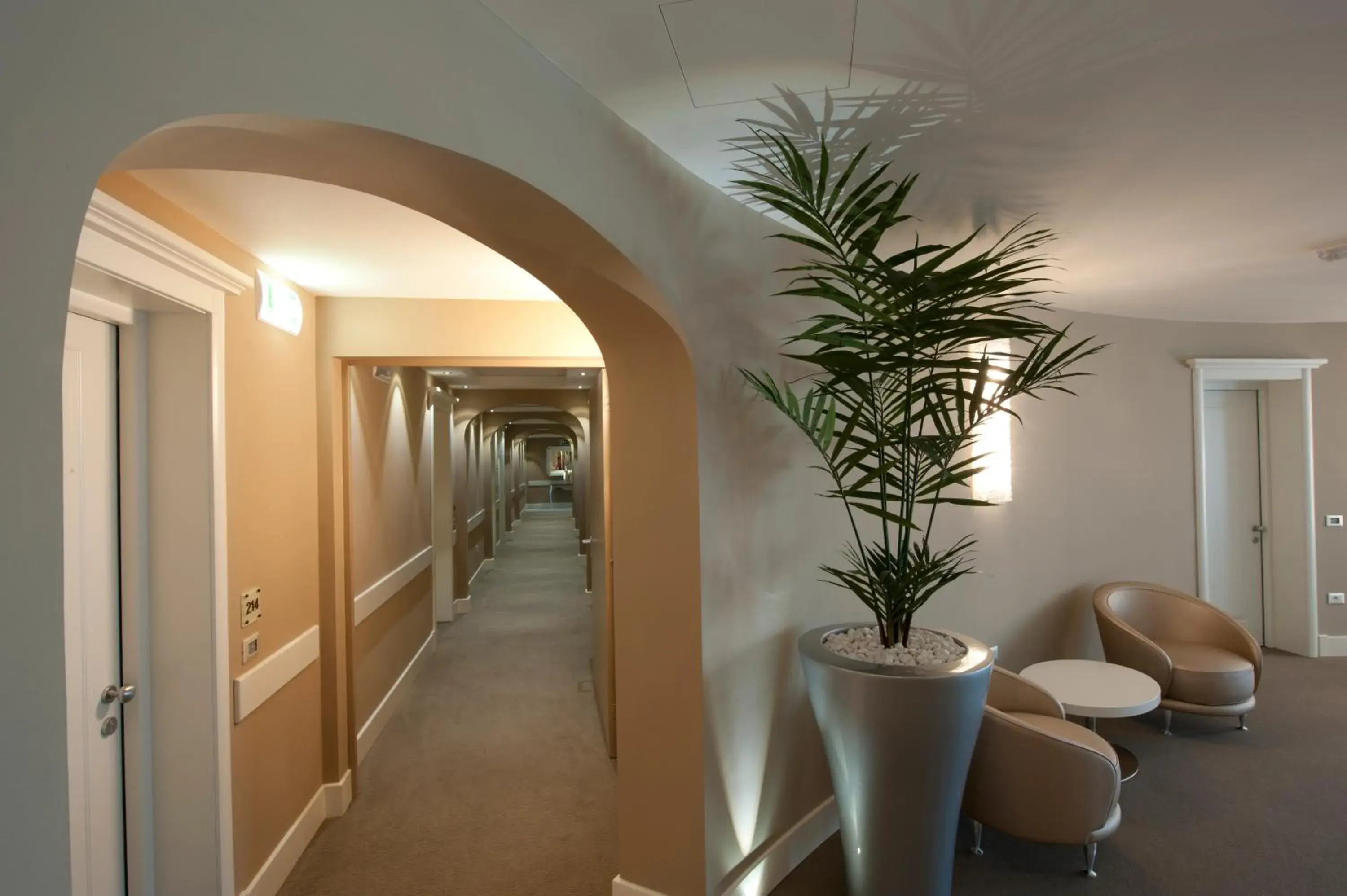 Lobby or reception in Hotel Morgana Lobby or reception in Hotel Morgana