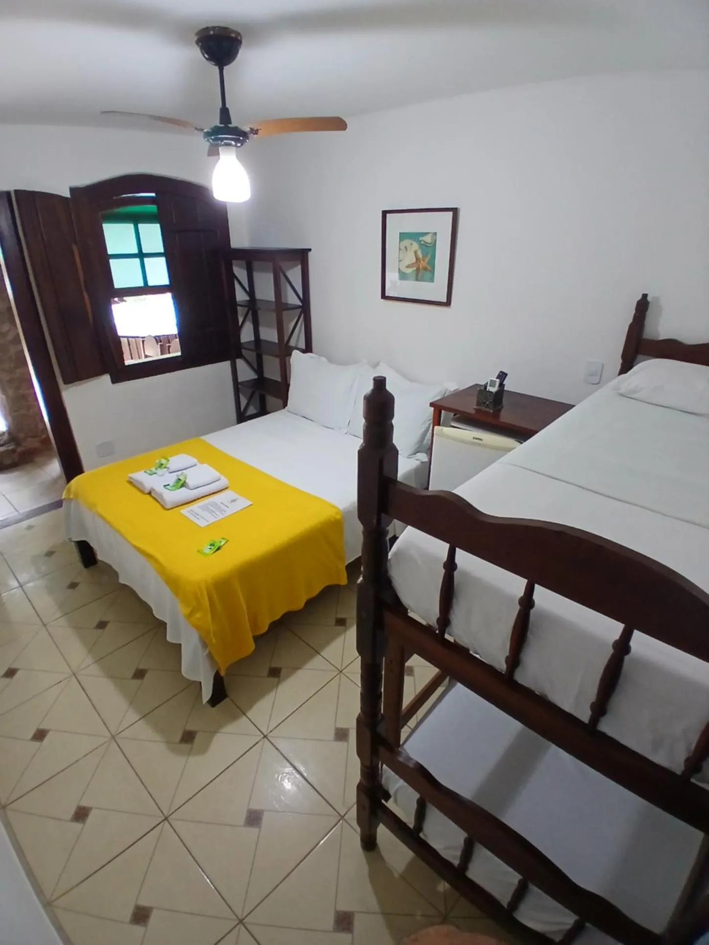 Bed in Pousada Marendaz