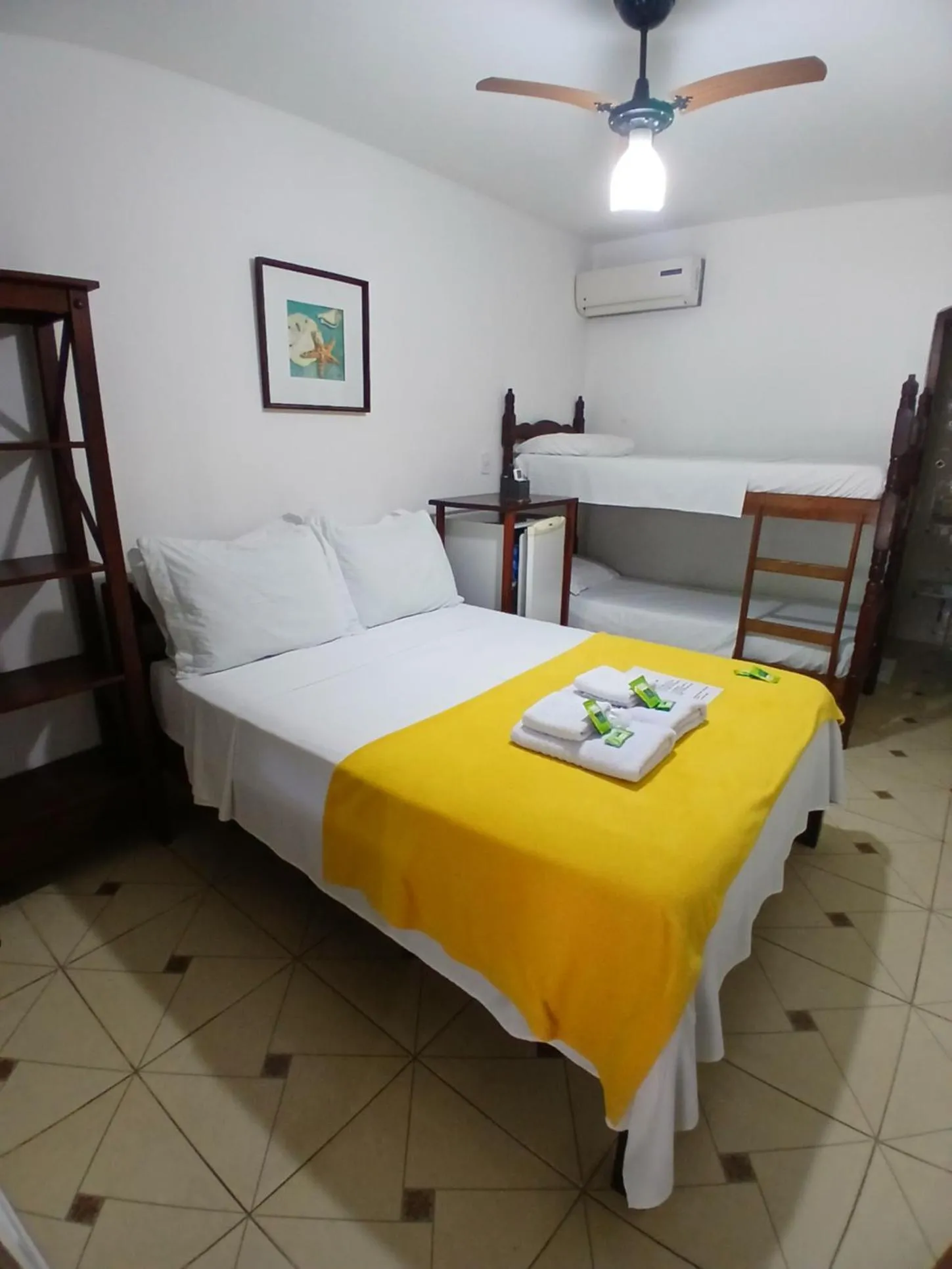 Bed in Pousada Marendaz
