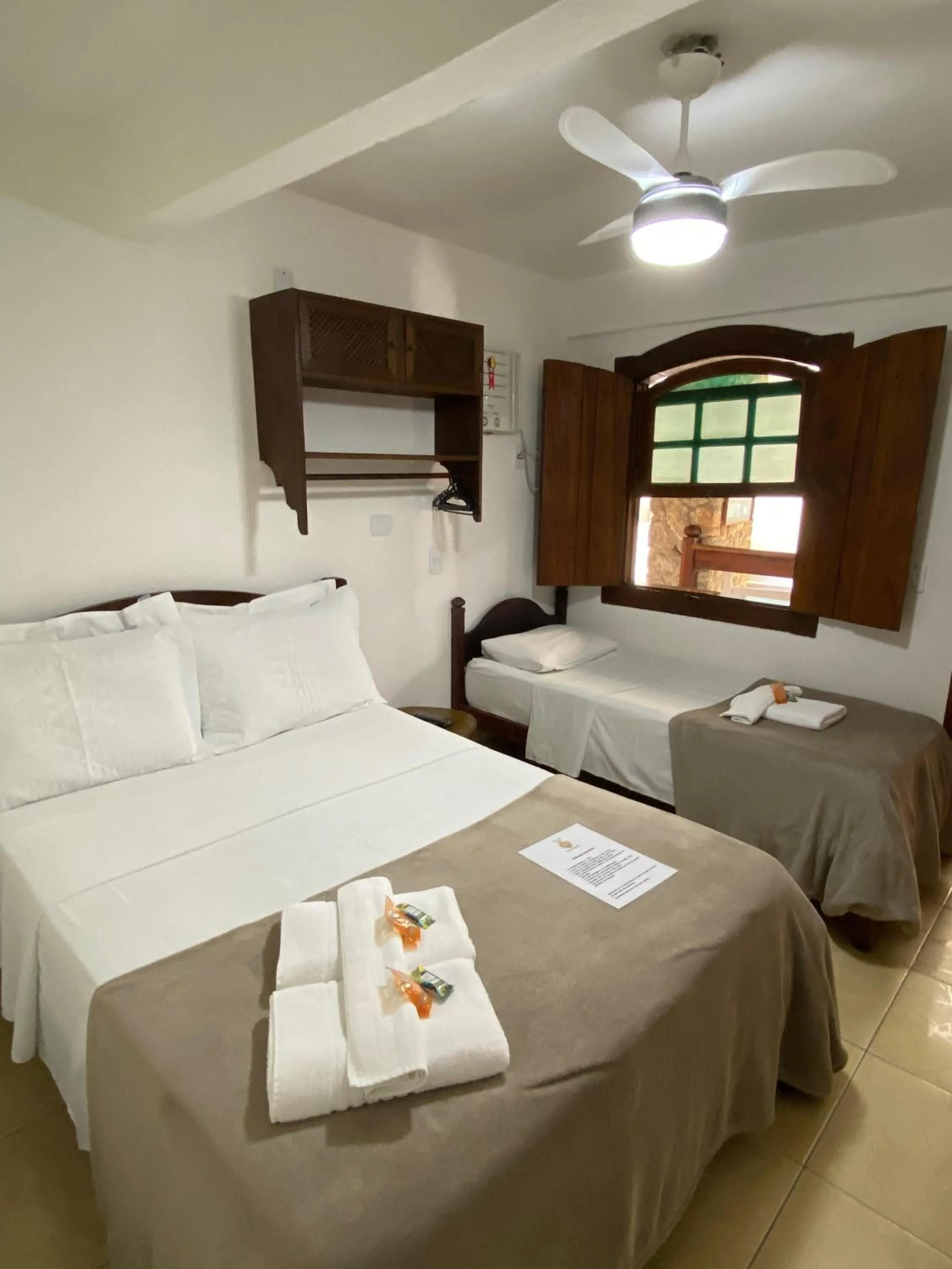 Bed in Pousada Marendaz