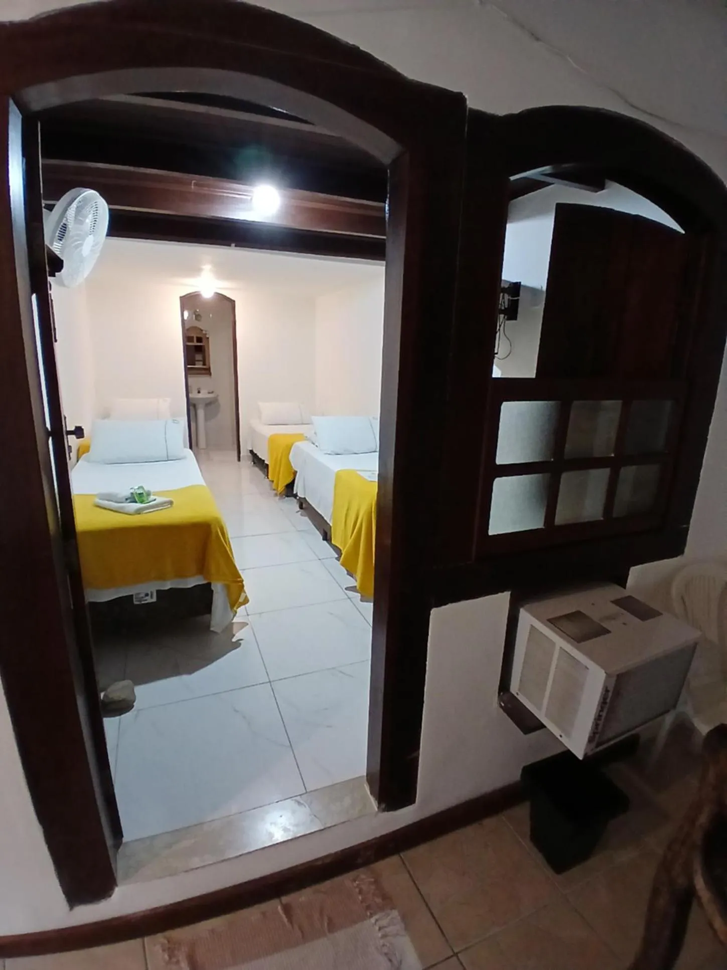 Bed in Pousada Marendaz