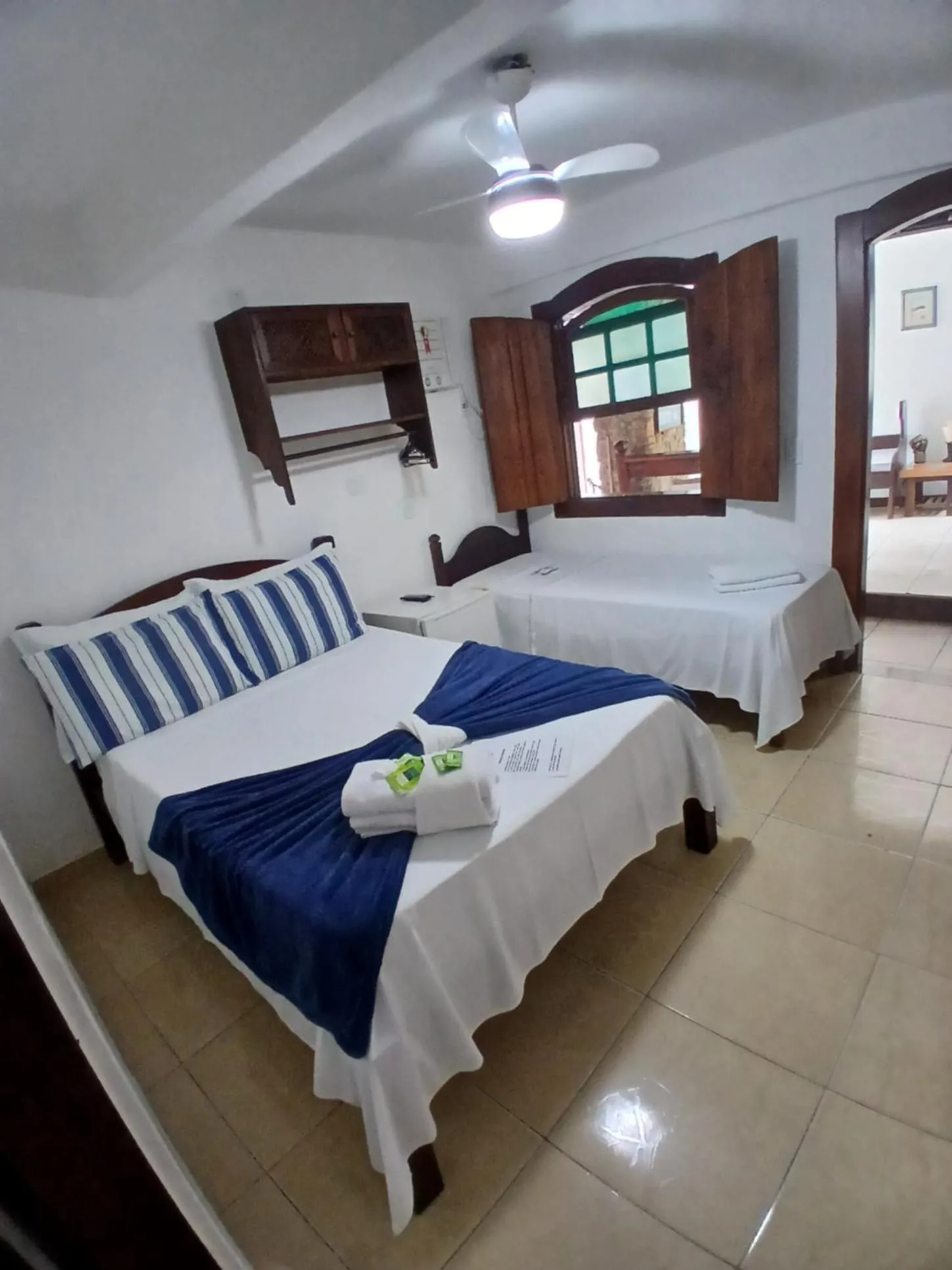 Bed in Pousada Marendaz