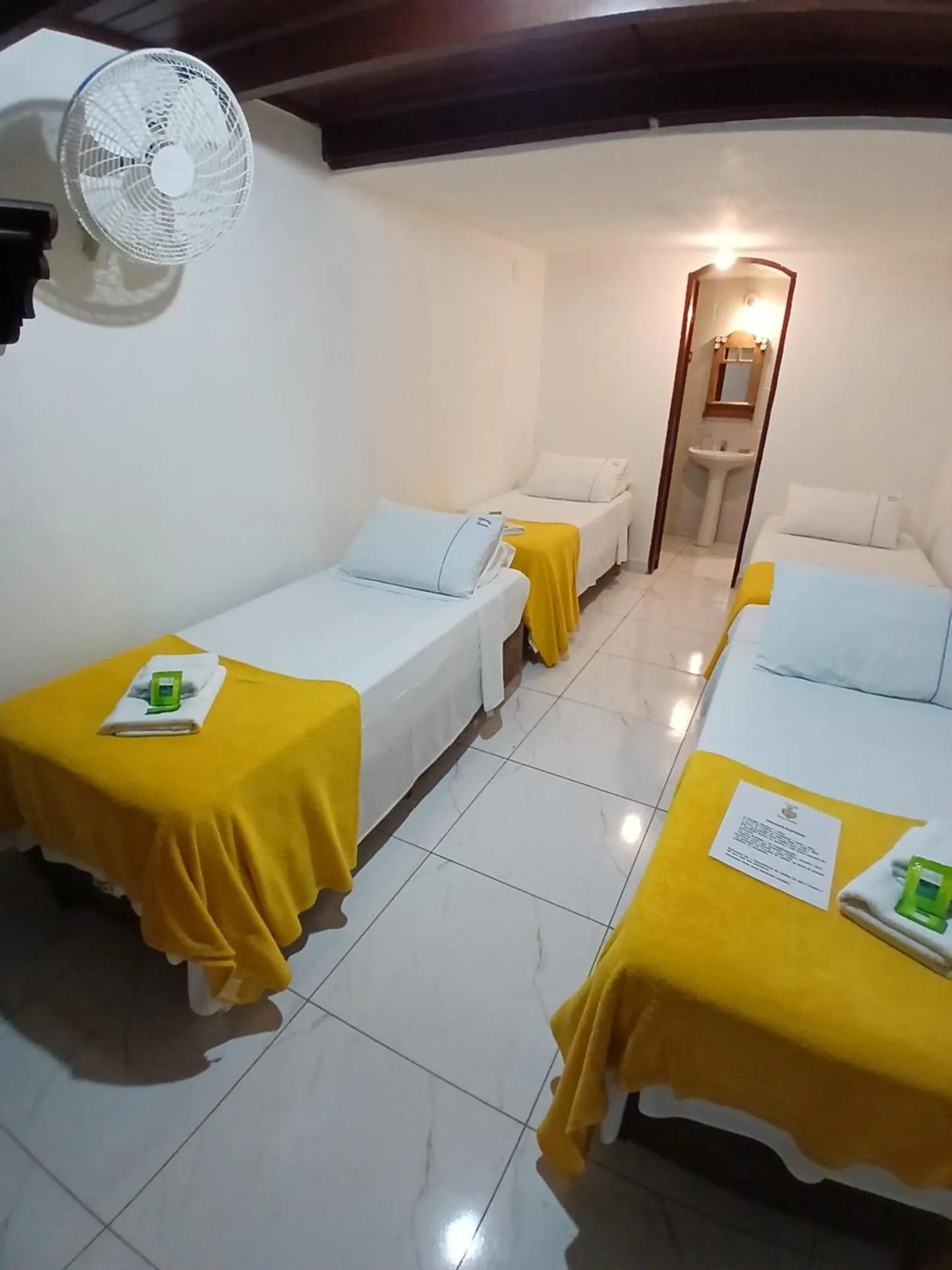 Bed in Pousada Marendaz