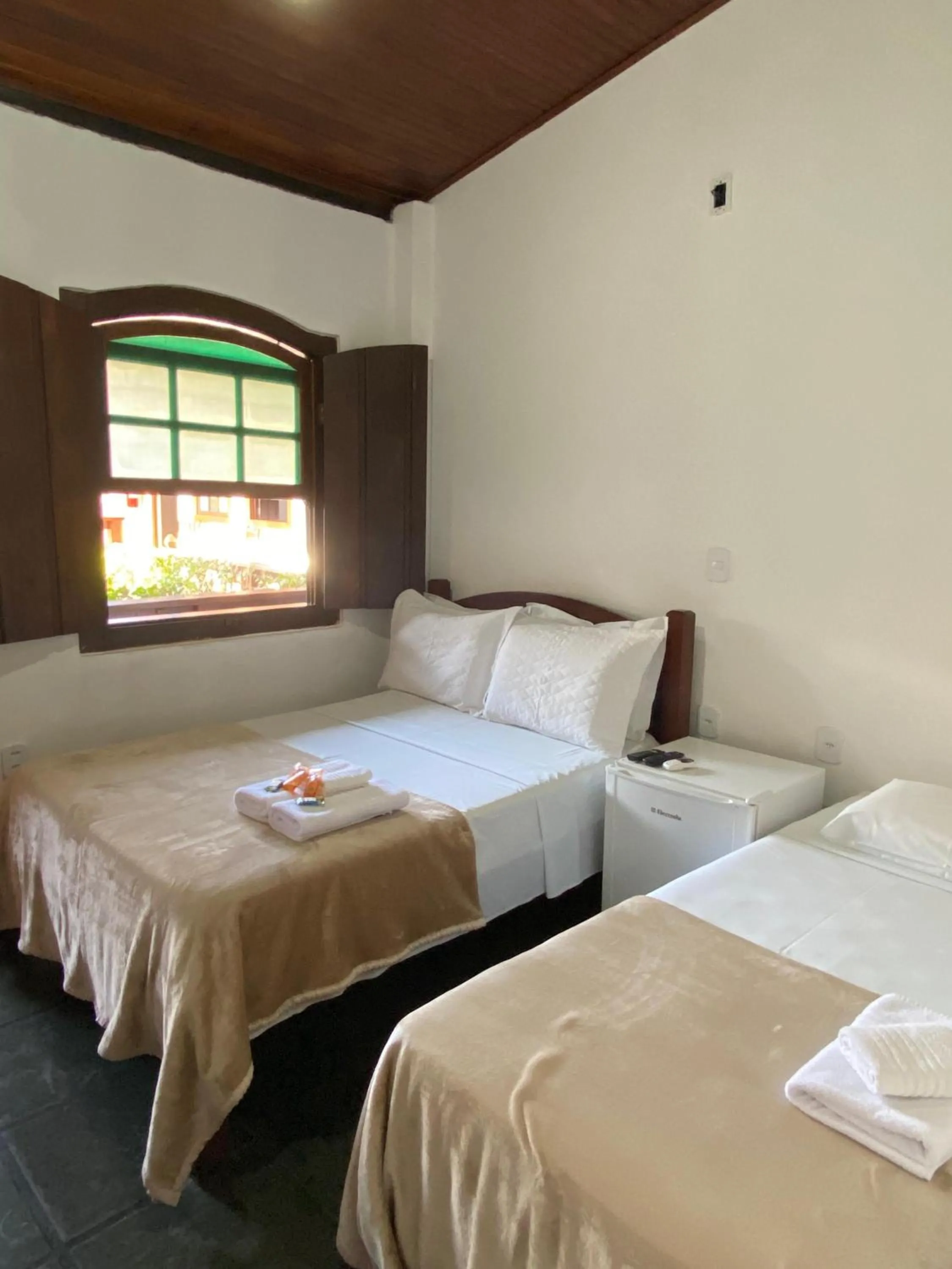 Bed in Pousada Marendaz