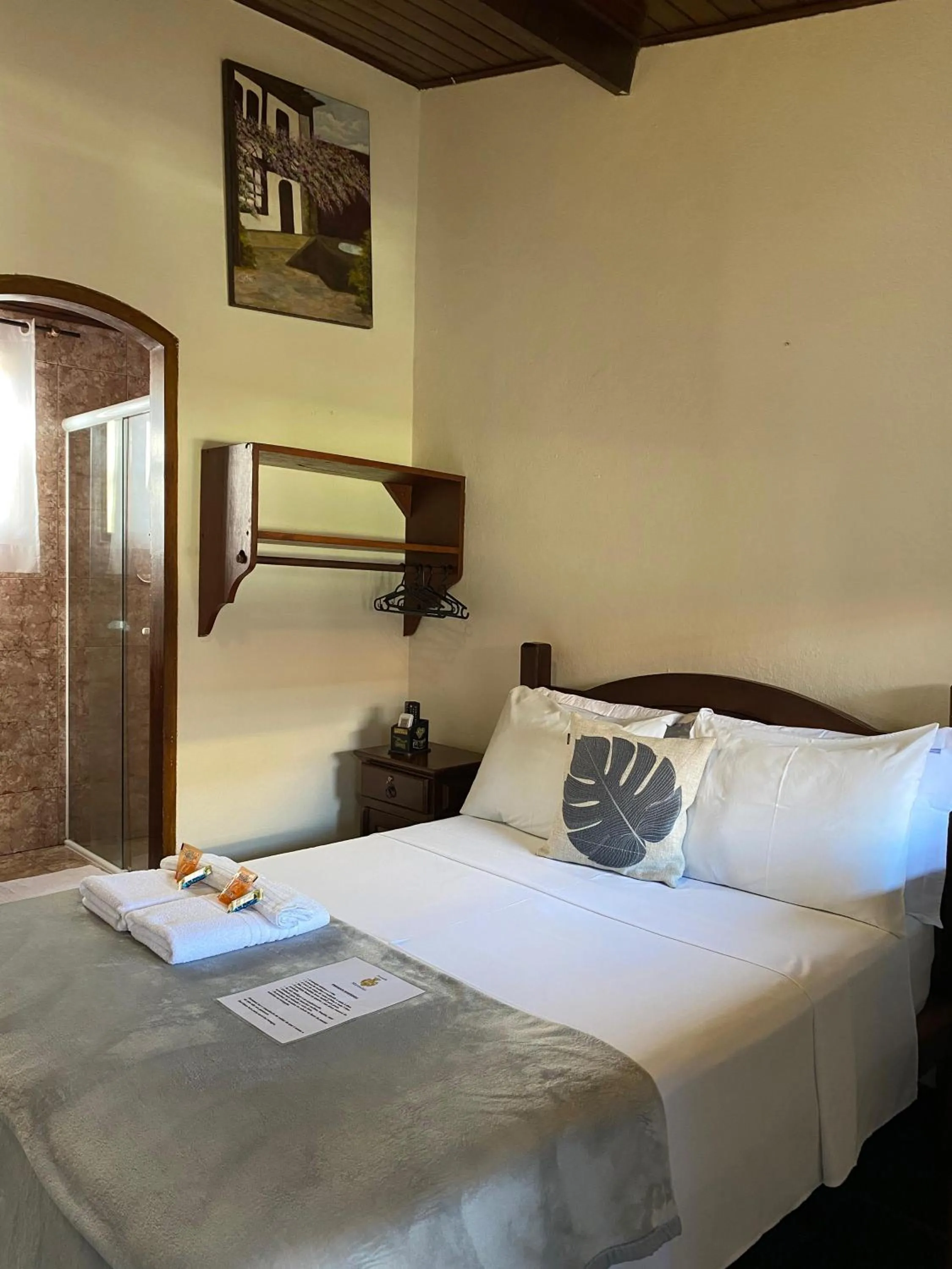 Bed in Pousada Marendaz