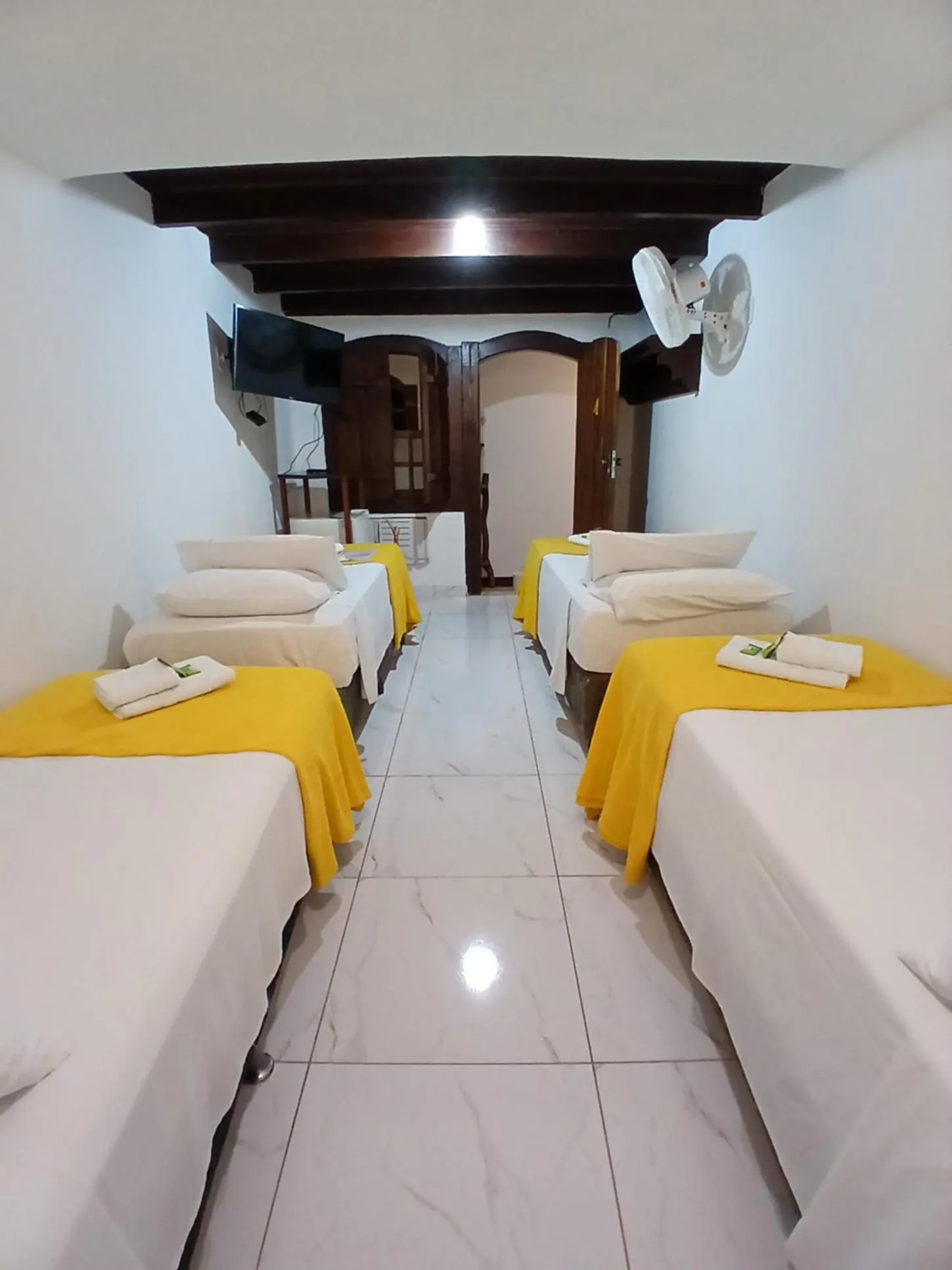 Bed in Pousada Marendaz