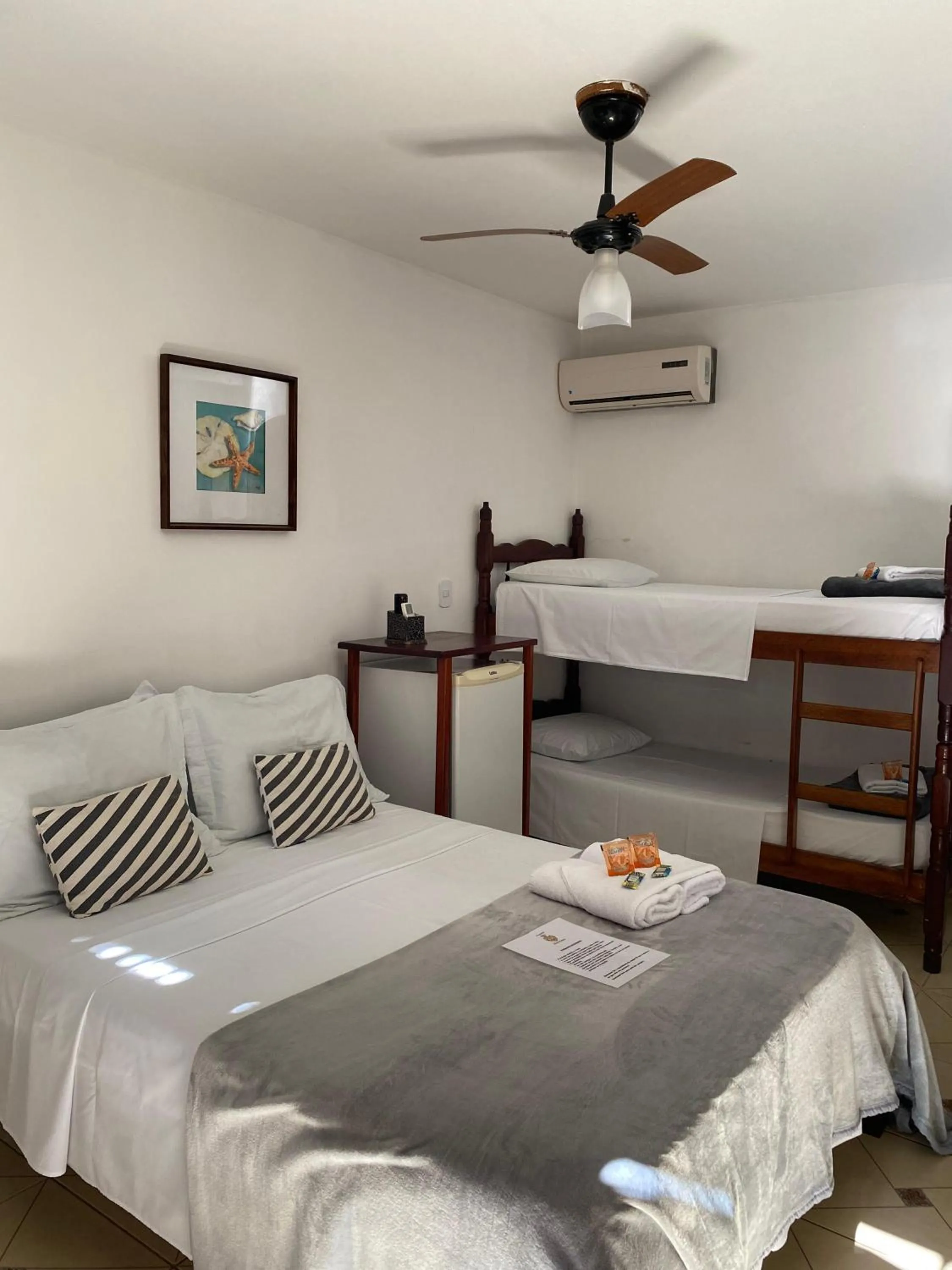Bed in Pousada Marendaz