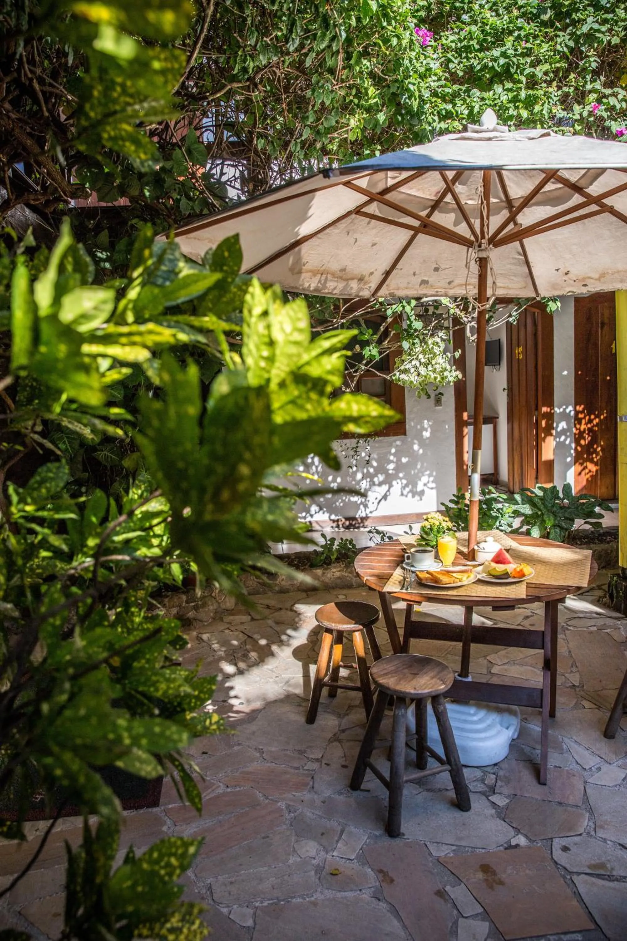 Patio in Pousada Marendaz