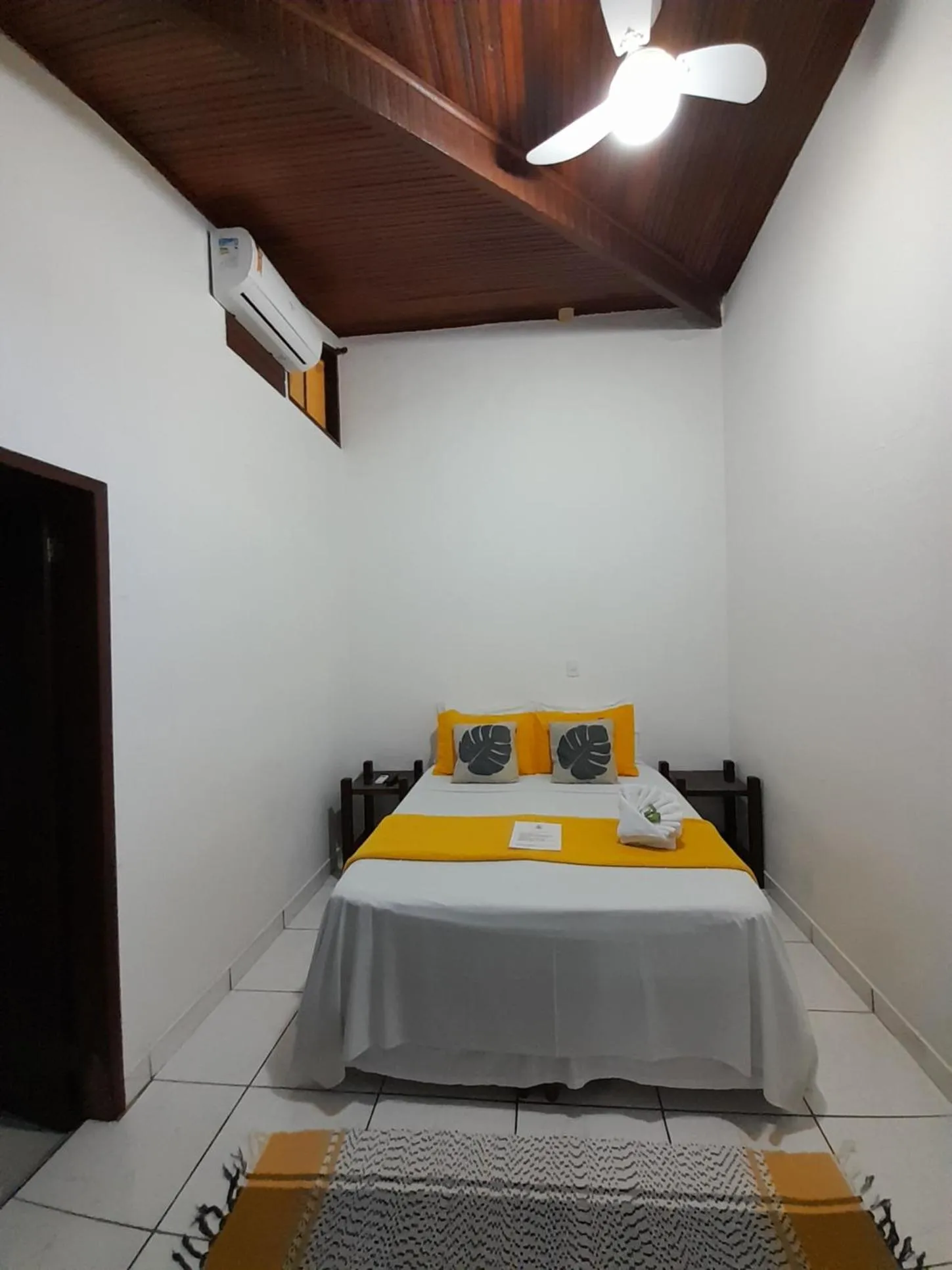 Bed in Pousada Marendaz