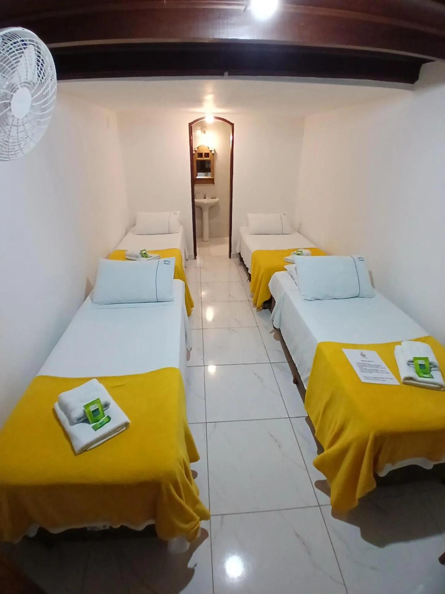 Bed in Pousada Marendaz