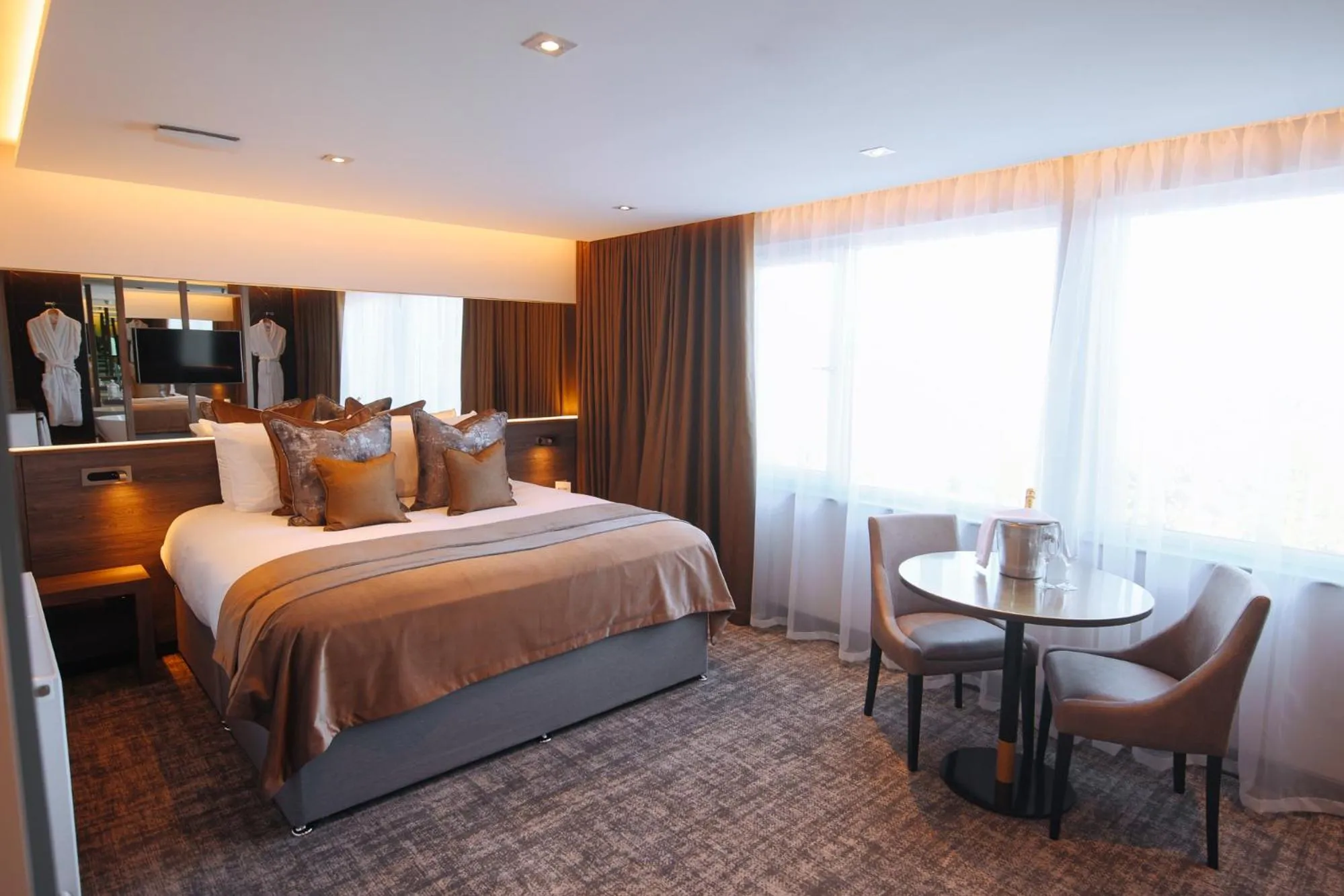 Bed in The Redhurst Hotel Glasgow