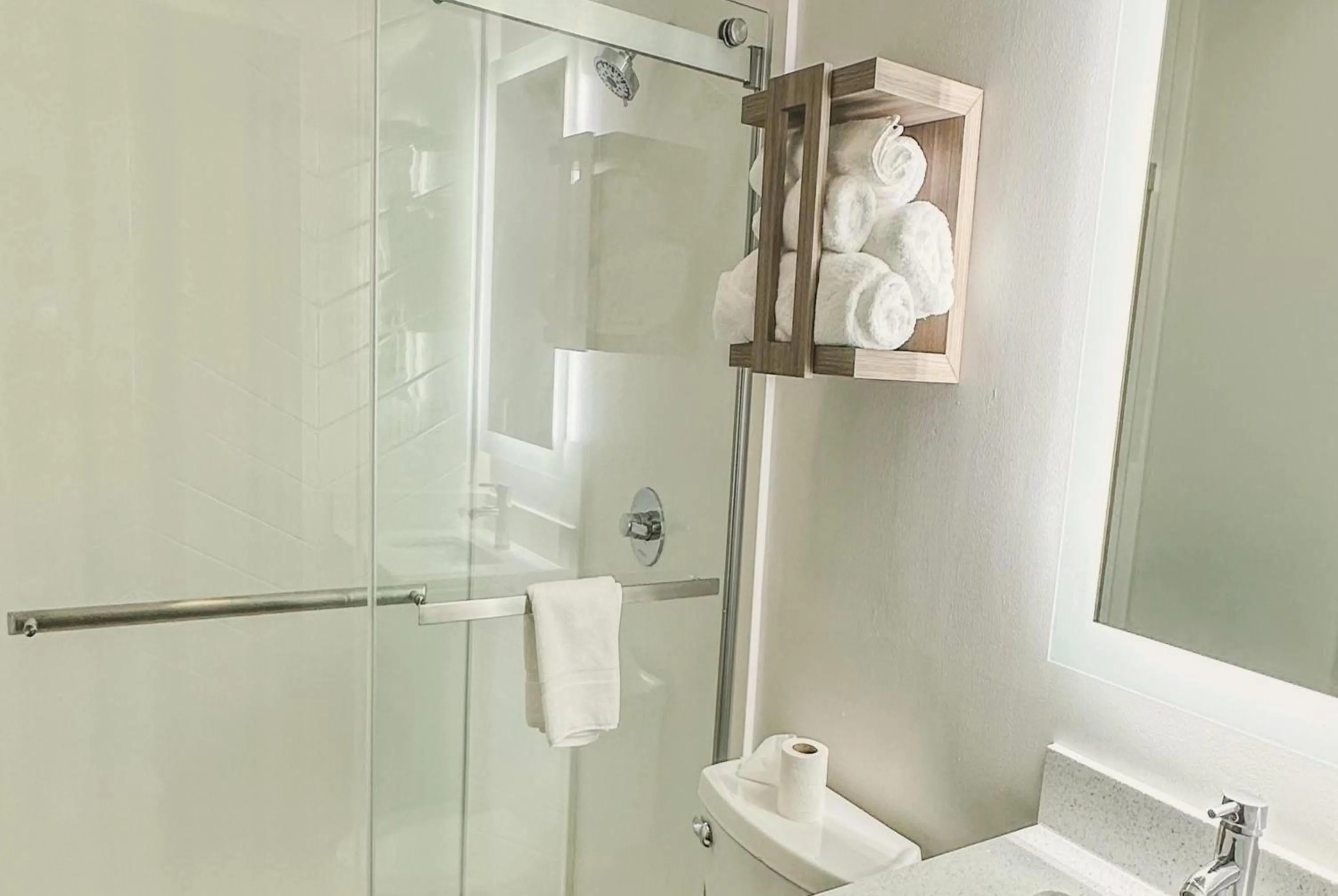 Bathroom in Baymont by Wyndham Henrietta - Rochester