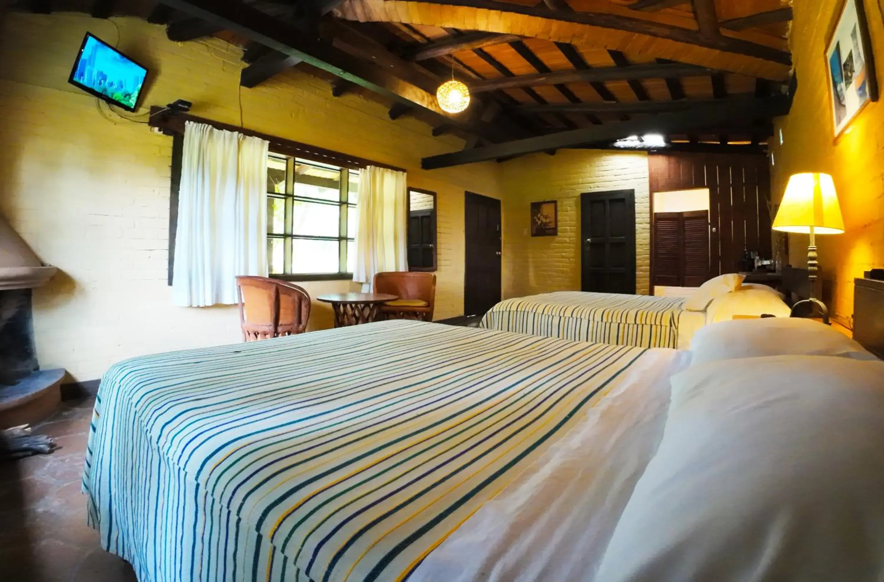 Double Room with Two Double Beds in Villa Patzcuaro Garden Hotel Double Room with Two Double Beds in Villa Patzcuaro Garden Hotel