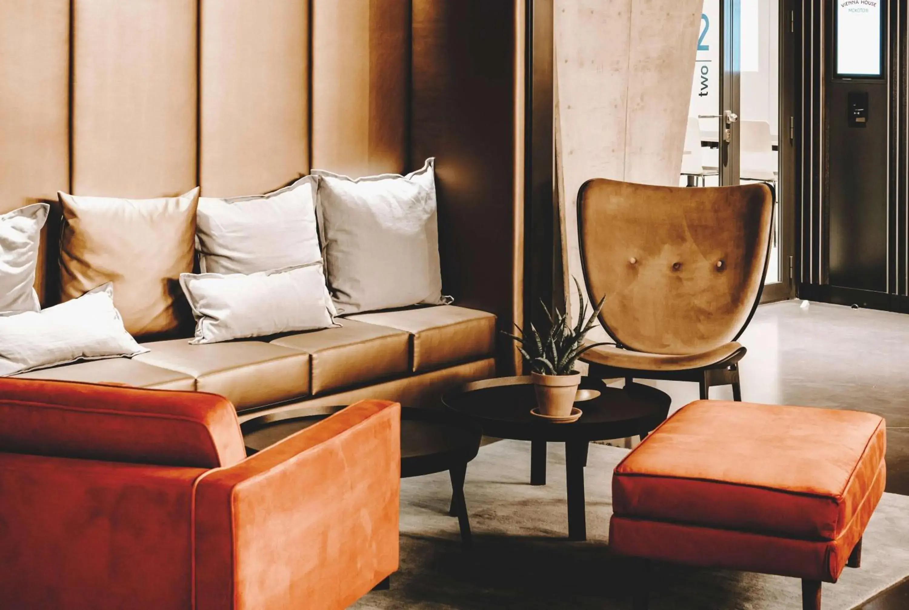 Lobby or reception in Vienna House by Wyndham Mokotow Warsaw Lobby or reception in Vienna House by Wyndham Mokotow Warsaw