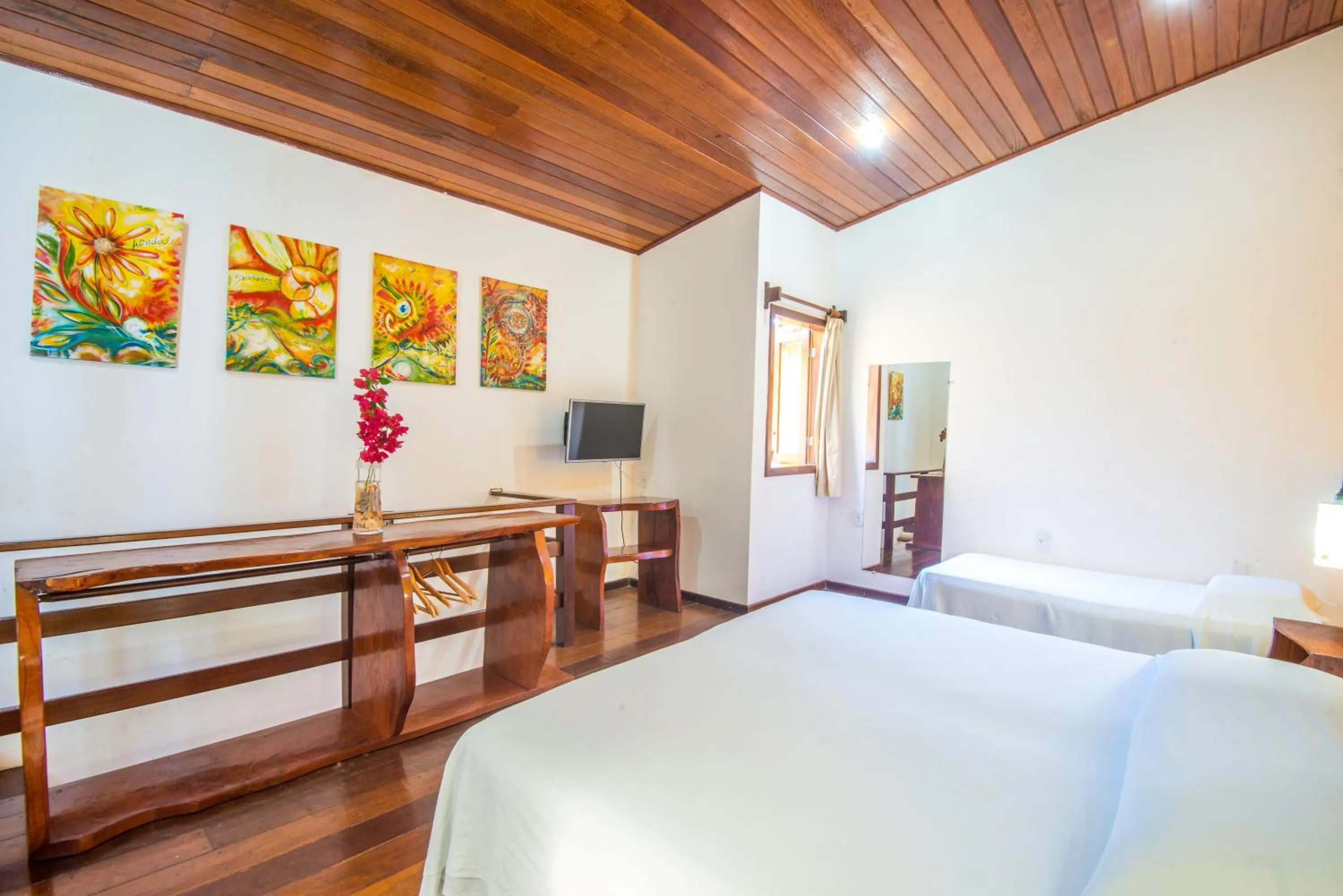 Bed in Pousada Funny